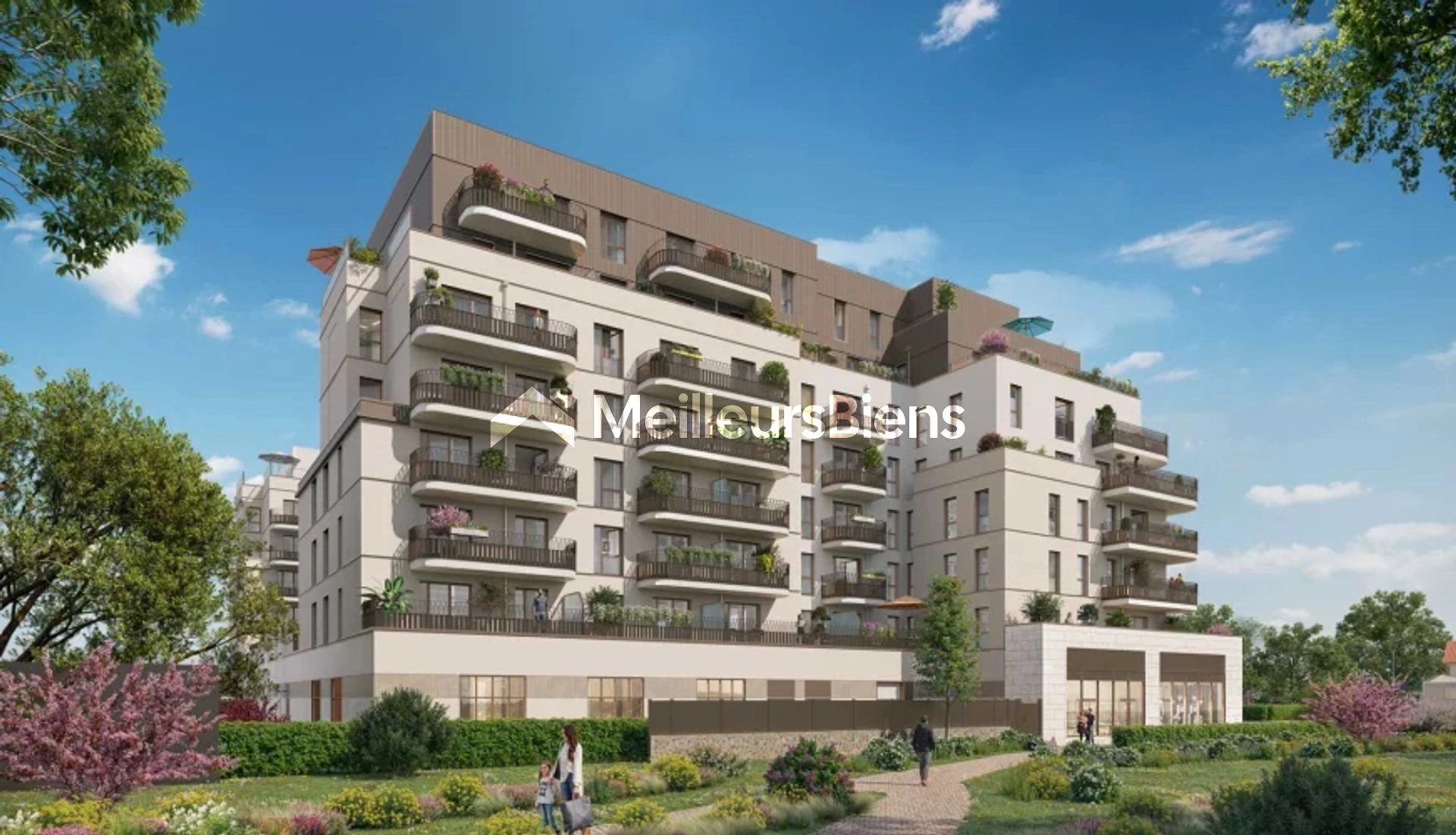 Appartement  neuf T3 de 58,71 m² à Chilly Mazarin