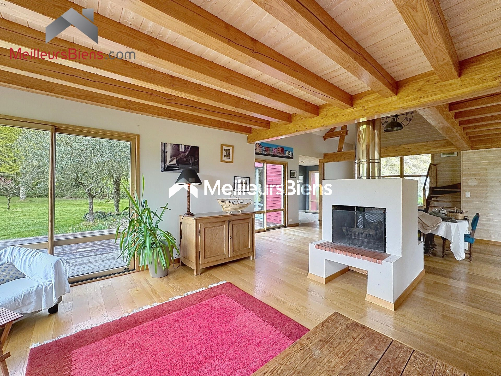 St Molf Maison ossature bois de 253 m² avec parc arboré, géothermie et accès littoral