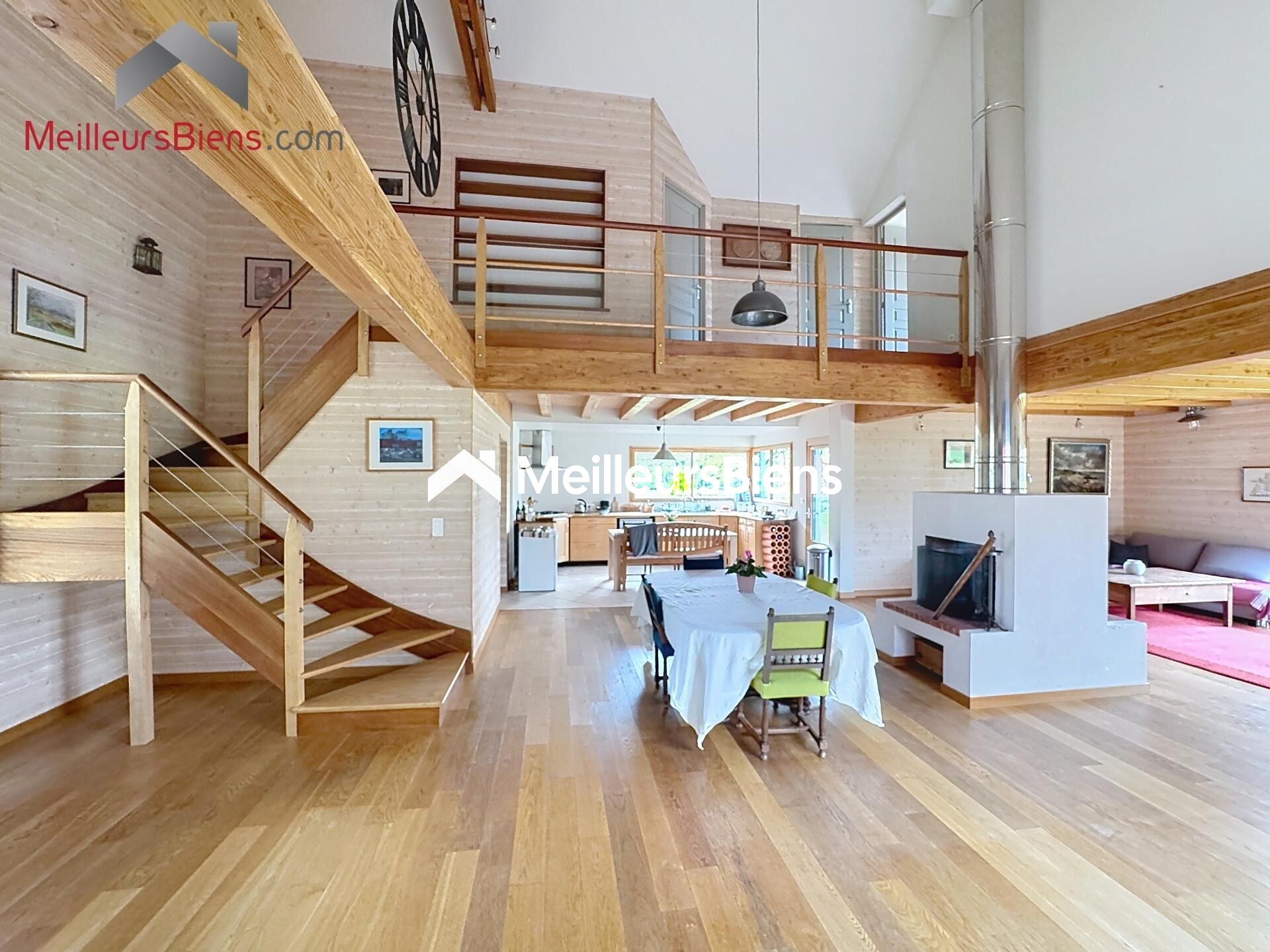 St Molf Maison ossature bois de 253 m² avec parc arboré, géothermie et accès littoral