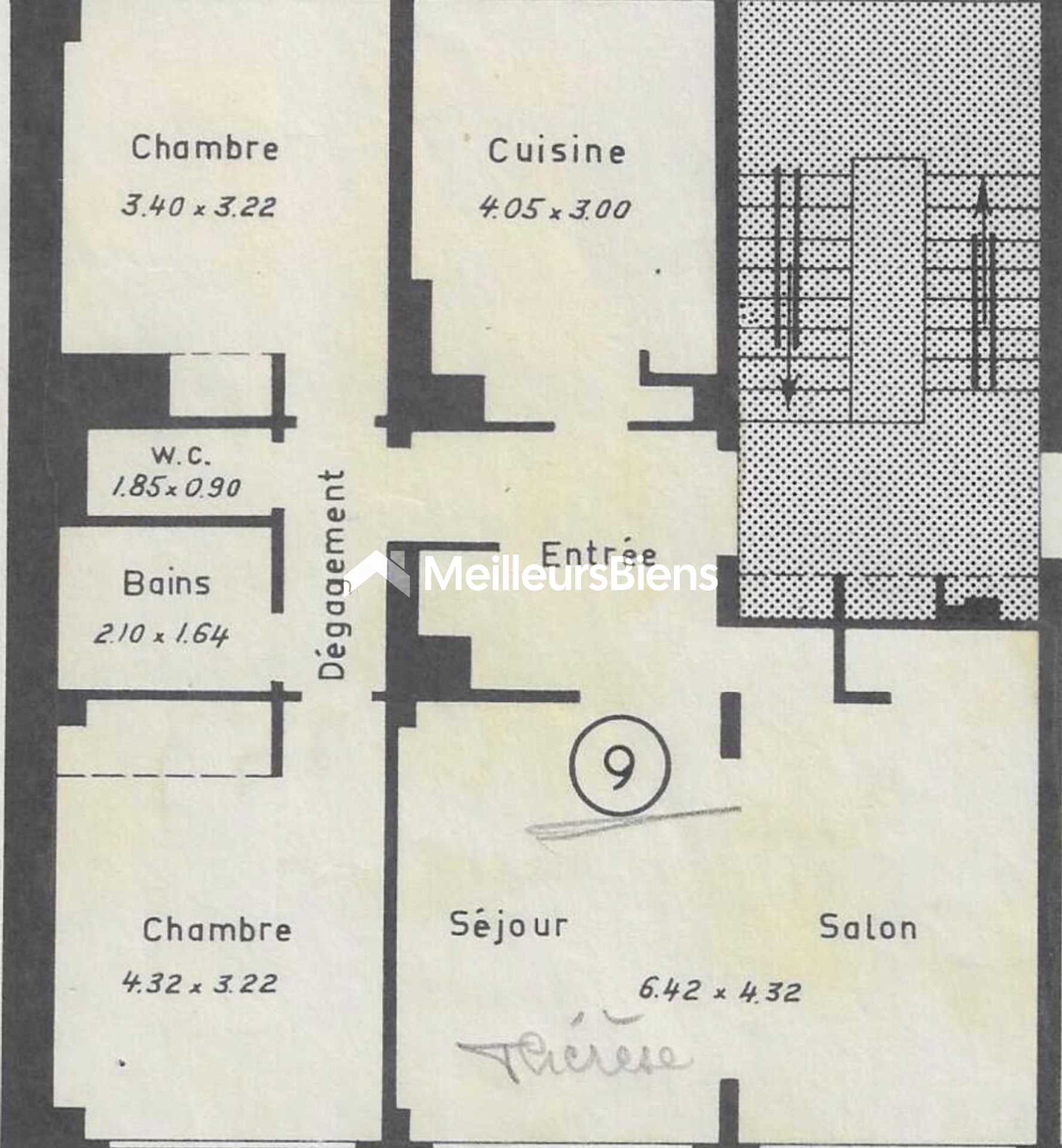 Villers les nancy , appartement 80M2 à rénover