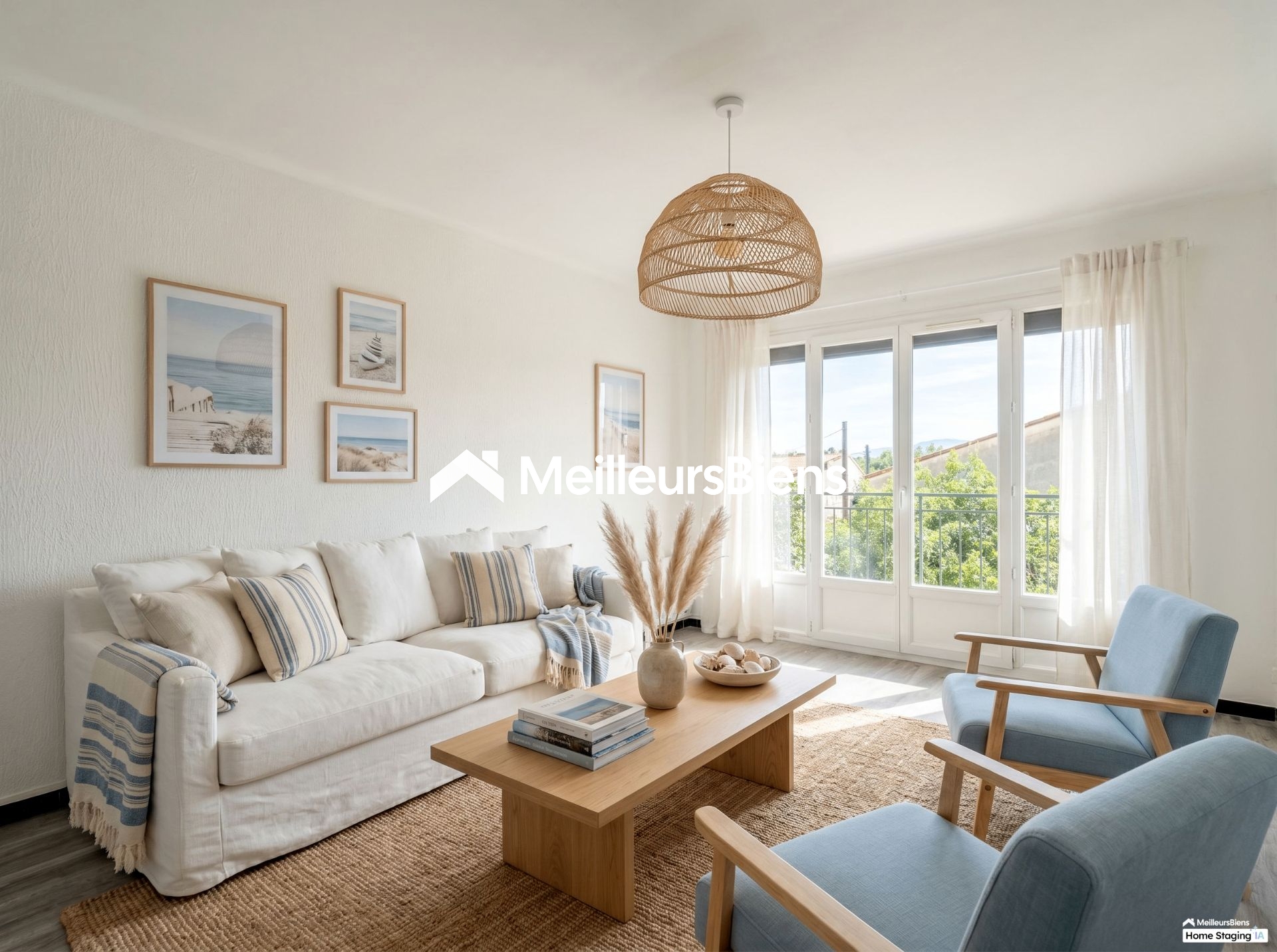 Fréjus plage - Appartement T2 47 m2 traversant expo sejour sud avec parking vue dégagée !