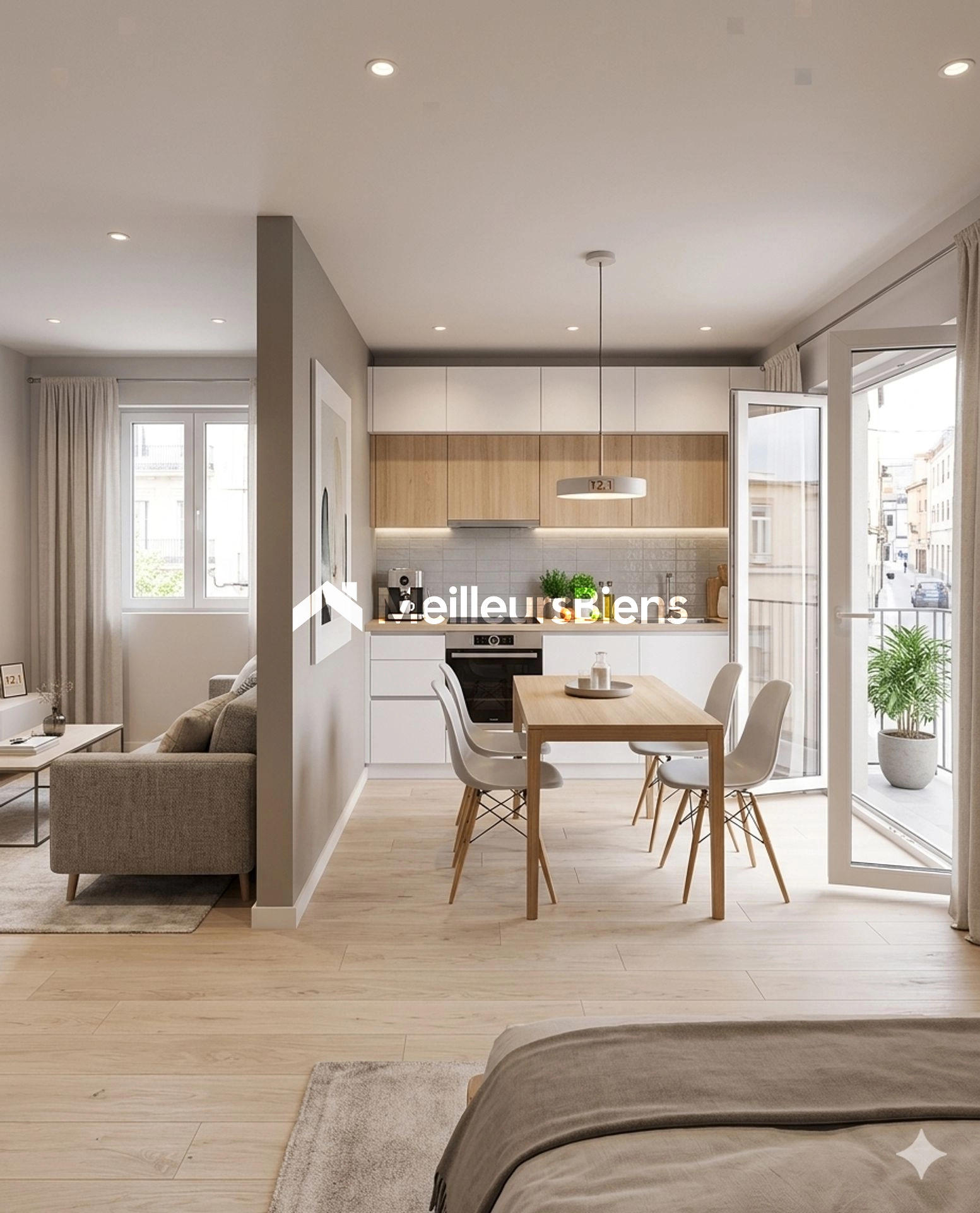 appartement T2 avec jardin de  100m2