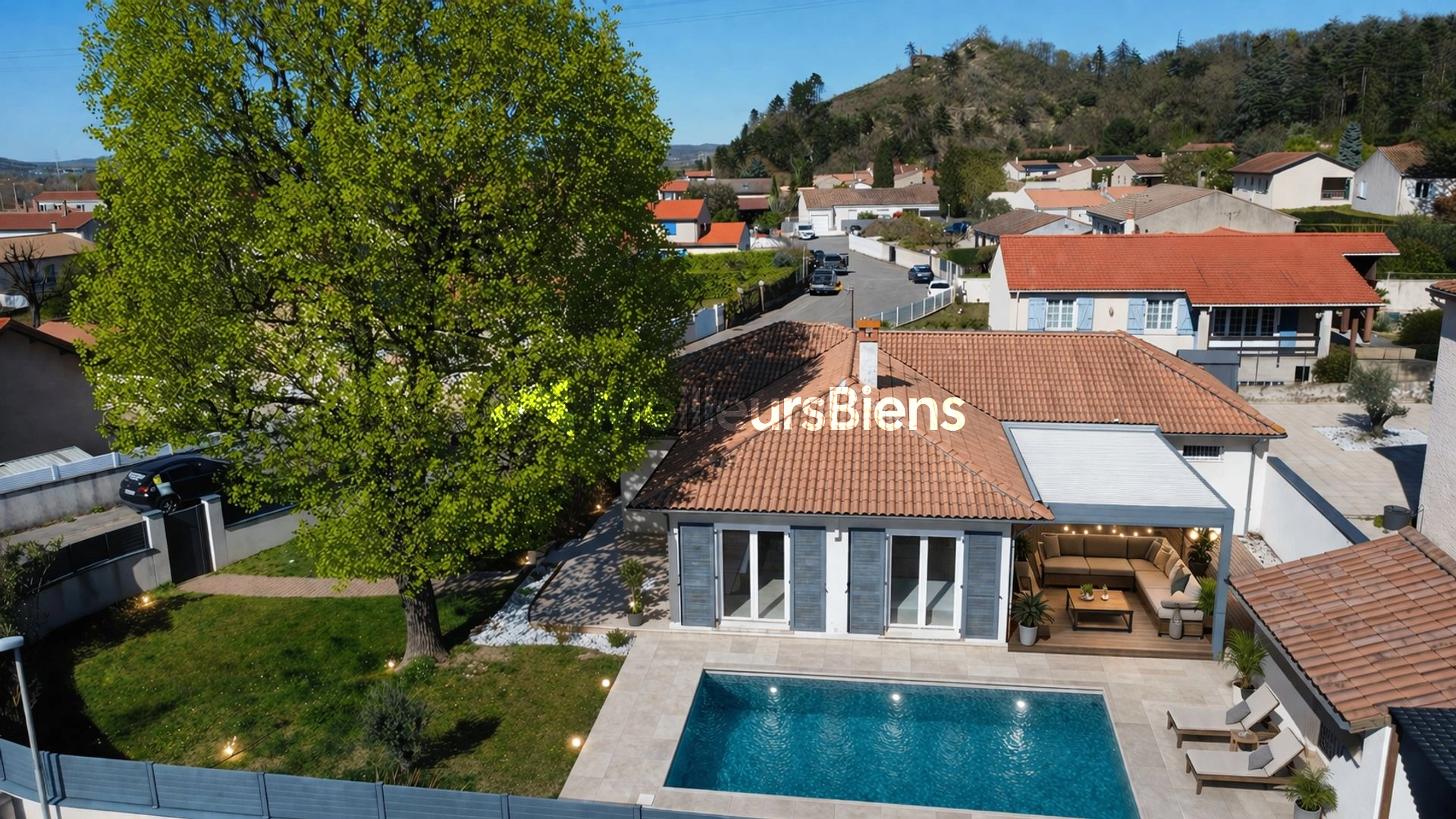 Maison individuelle avec piscine