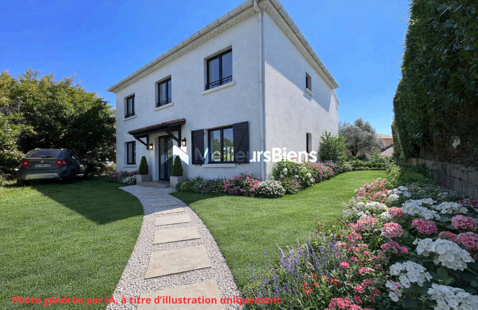 Grande maison familiale avec piscine et terrasse