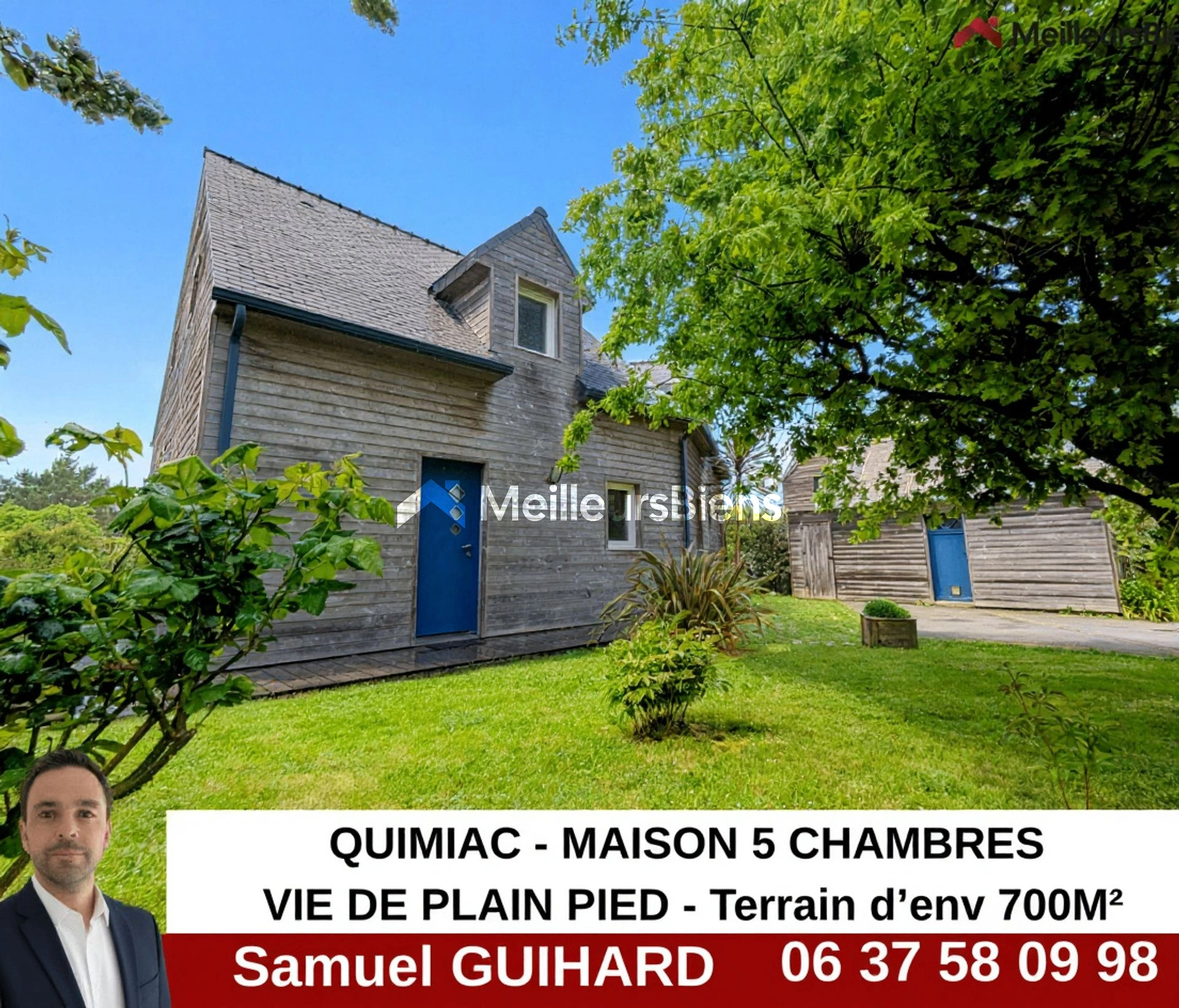 44420 MESQUER - MAISON avec vie de plain pied - 5 chambres