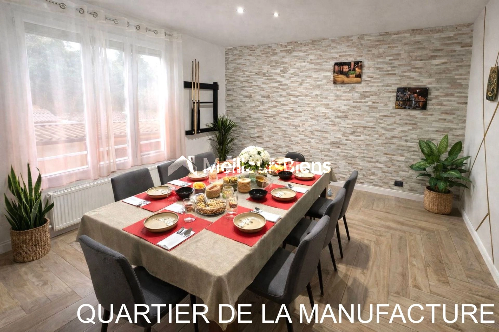 Appartement T4 traversant – 67 m² – Roubaix Manufacture / Fraternité