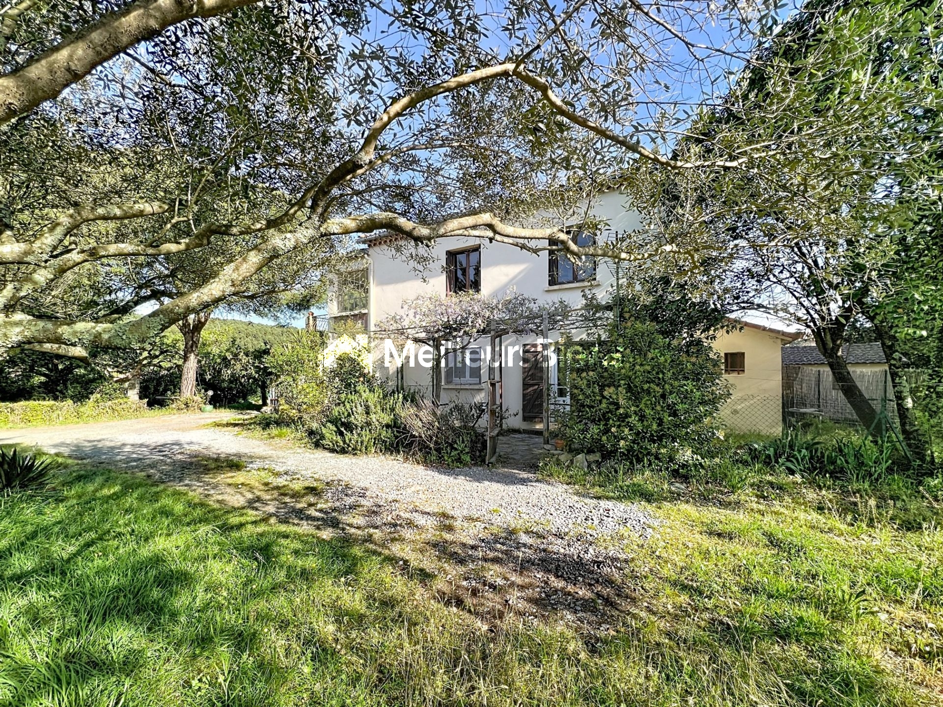 Sud Ardèche - Saint Paul Le Jeune : Maison 138 m2 - 2 logements - Garage indépendant - Terrain 2877 m2