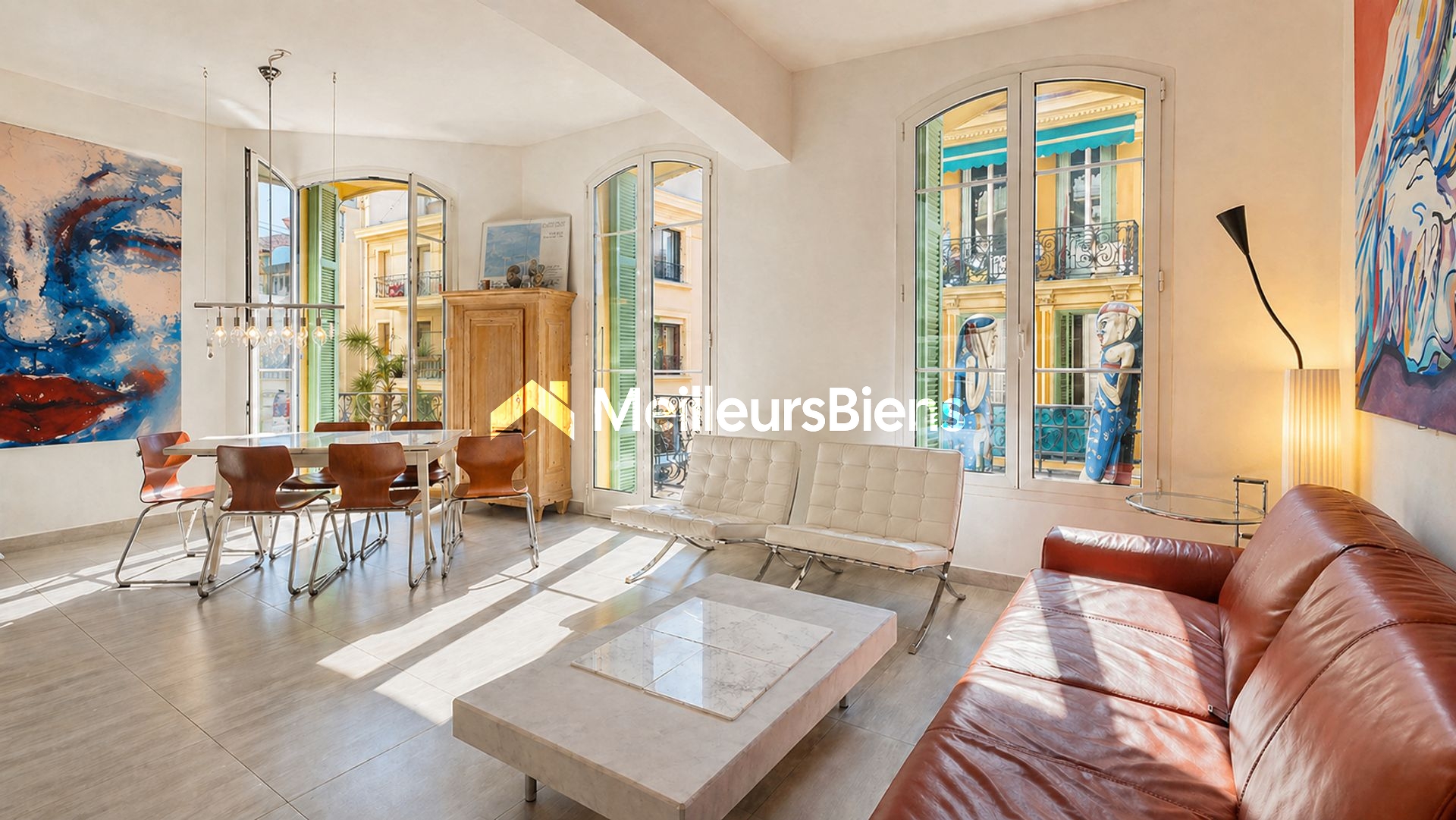 Magnifique appartement rénové de 73 m² au centre de Beausoleil