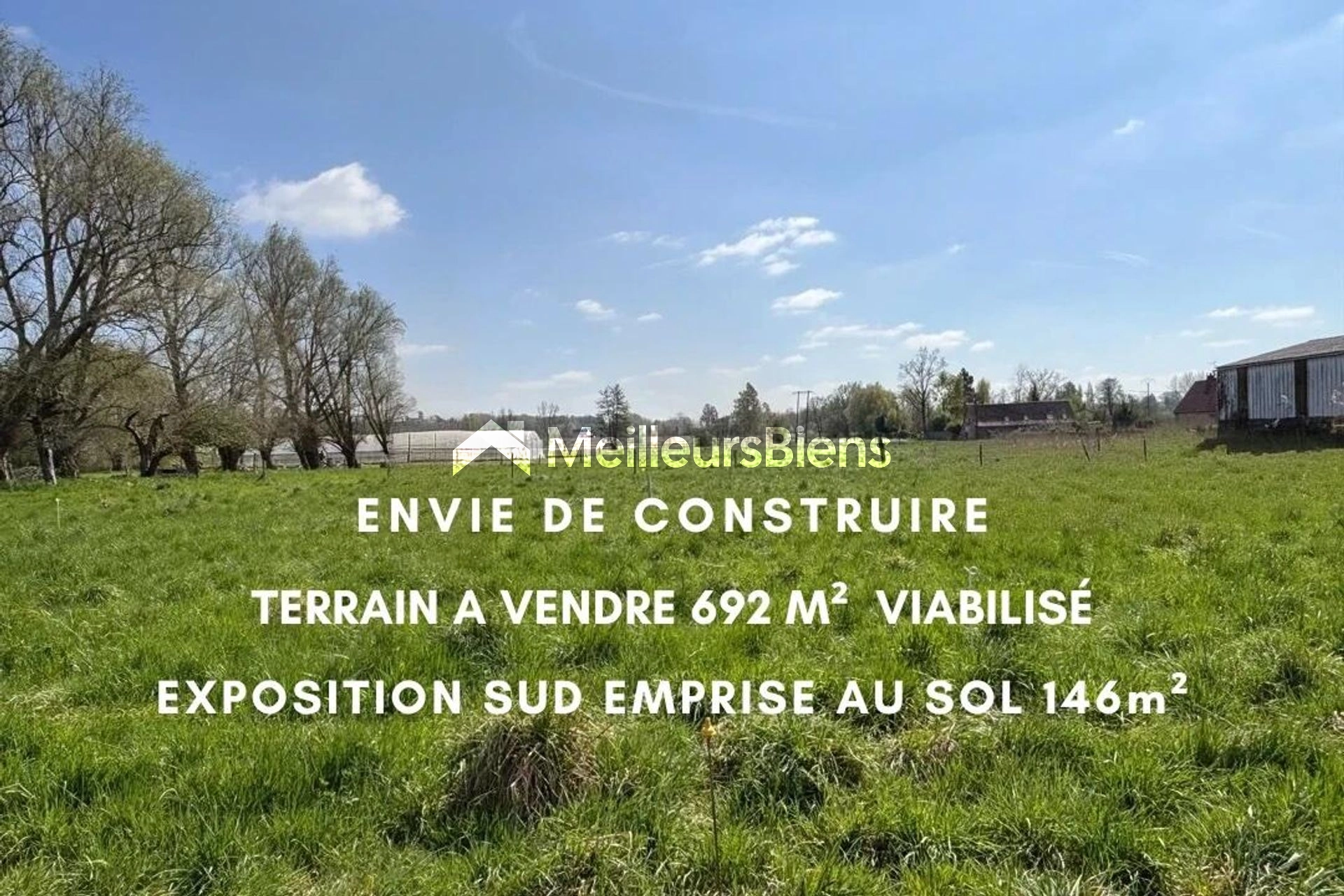 Magnifique Terrain viabilisé 692m2