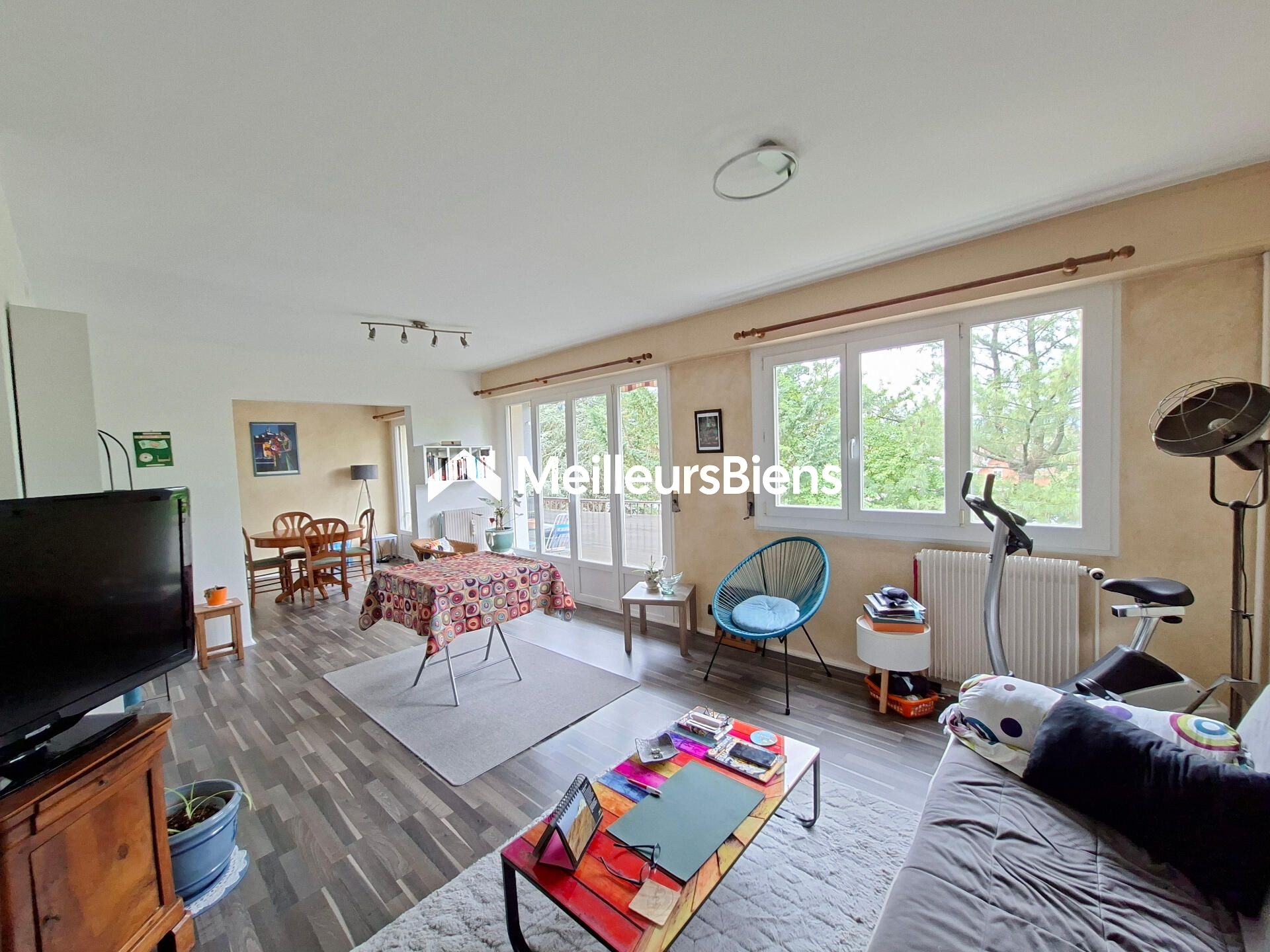 Appartement F5 avec balcon et garage