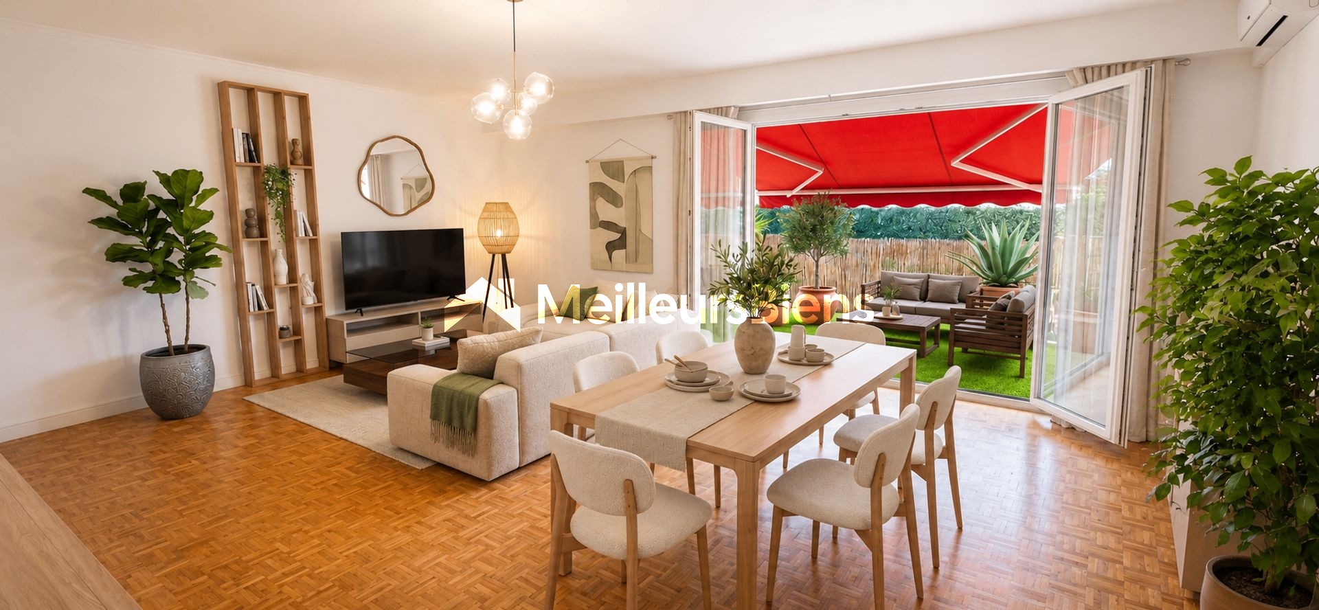 Antibes 3 pièces 81 m² avec Terasse  + parking privatif