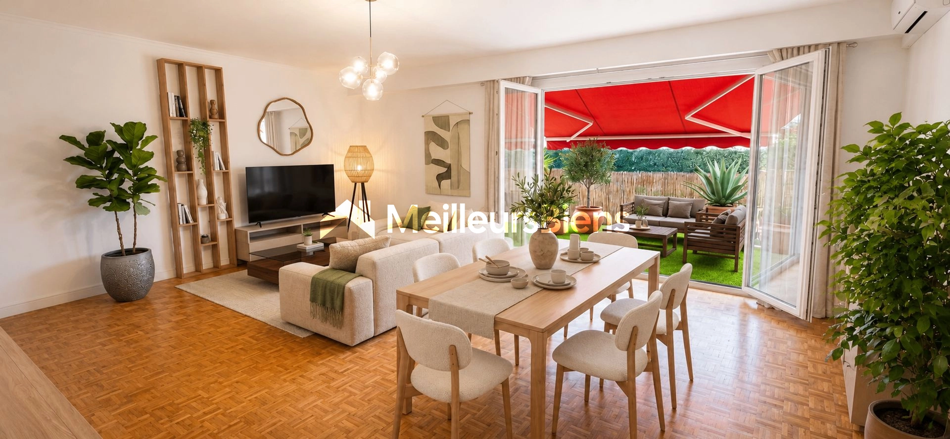 Antibes 3 pièces 81 m² avec Terasse + parking privatif