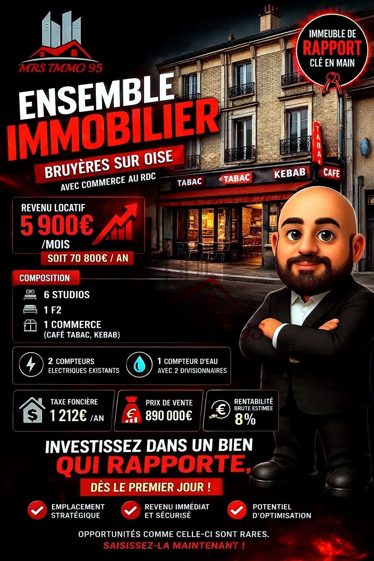 Ensemble immobilier mixte