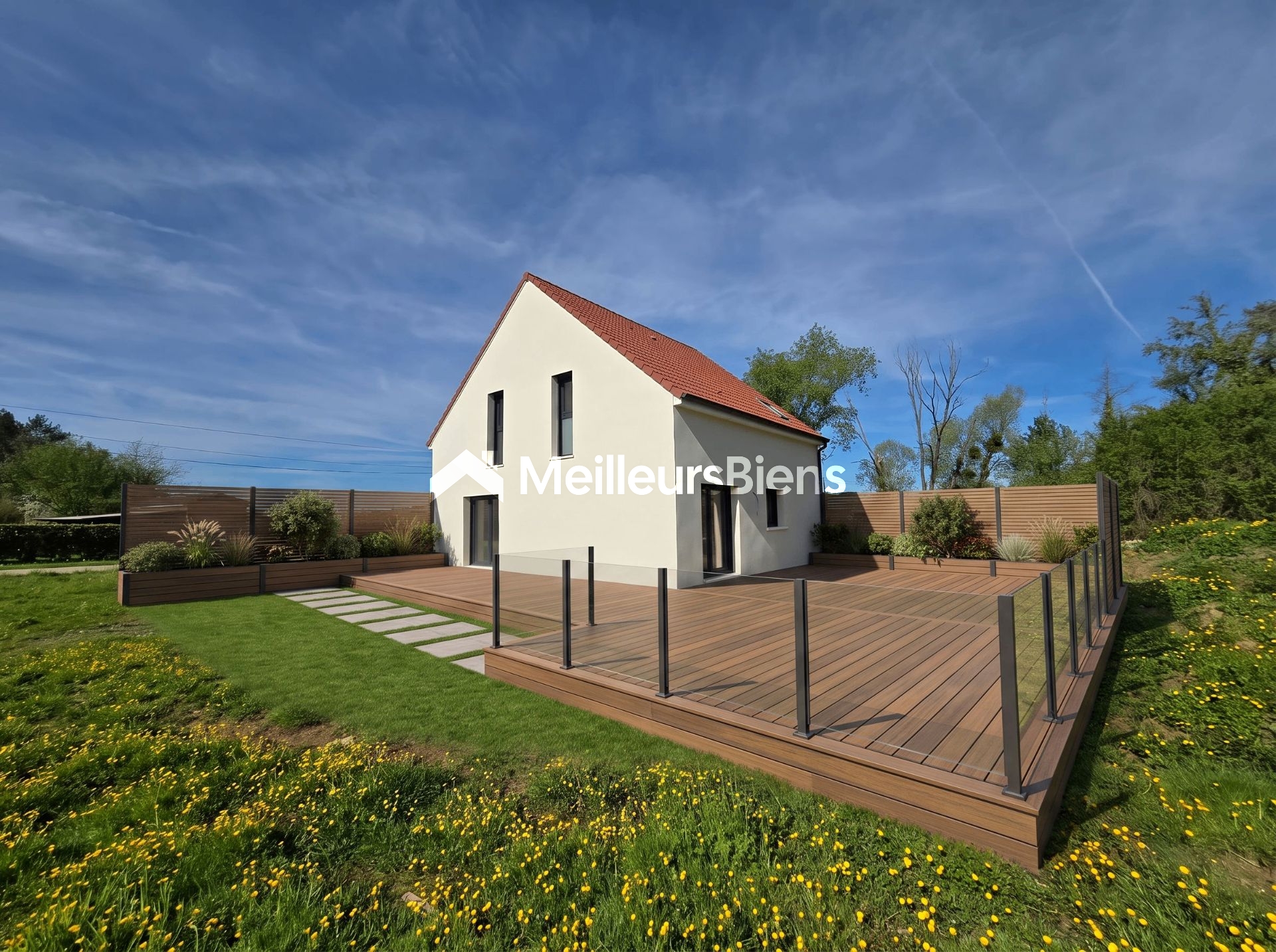 Maison familiale neuve 4 chambres 116 m² sur 829 m² à Lamarche-sur-Saône