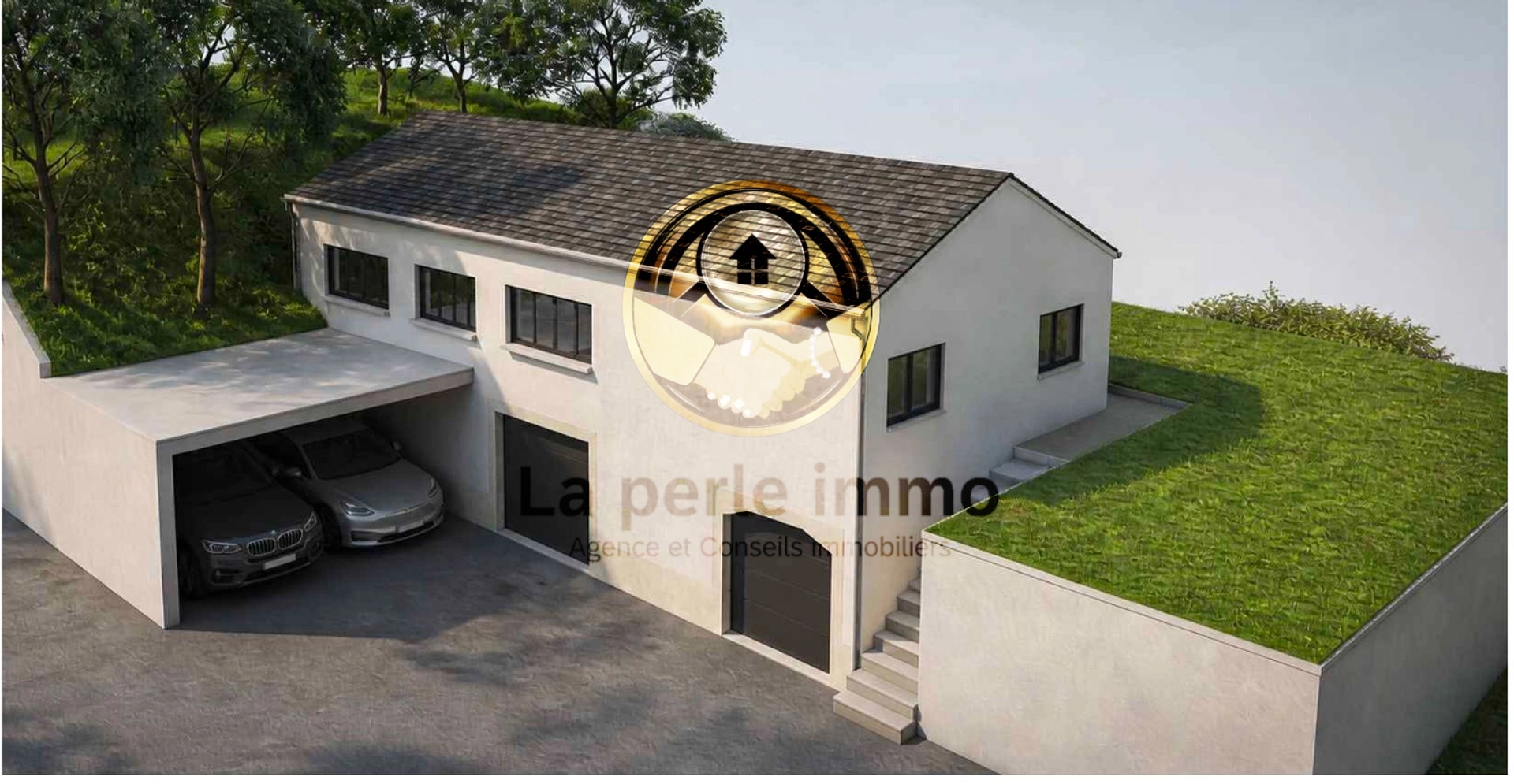 Maison 5 pièces 95 m² à Osny avec sous-sol total et double garage