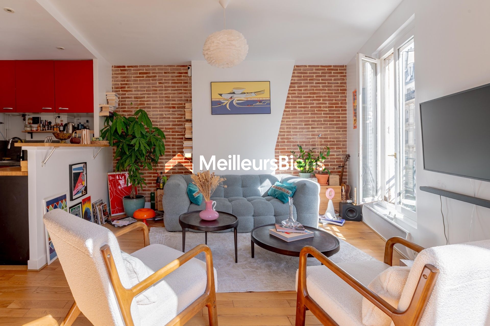 Paris 18ème - À VENDRE - Magnifique 2 Pièces de 49,70 m²