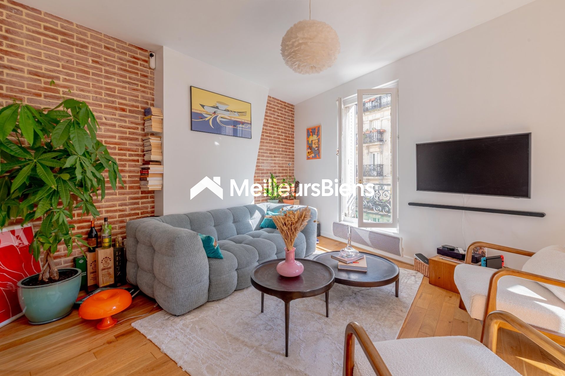 Paris 18ème - À VENDRE - Magnifique 2 Pièces de 49,70 m²