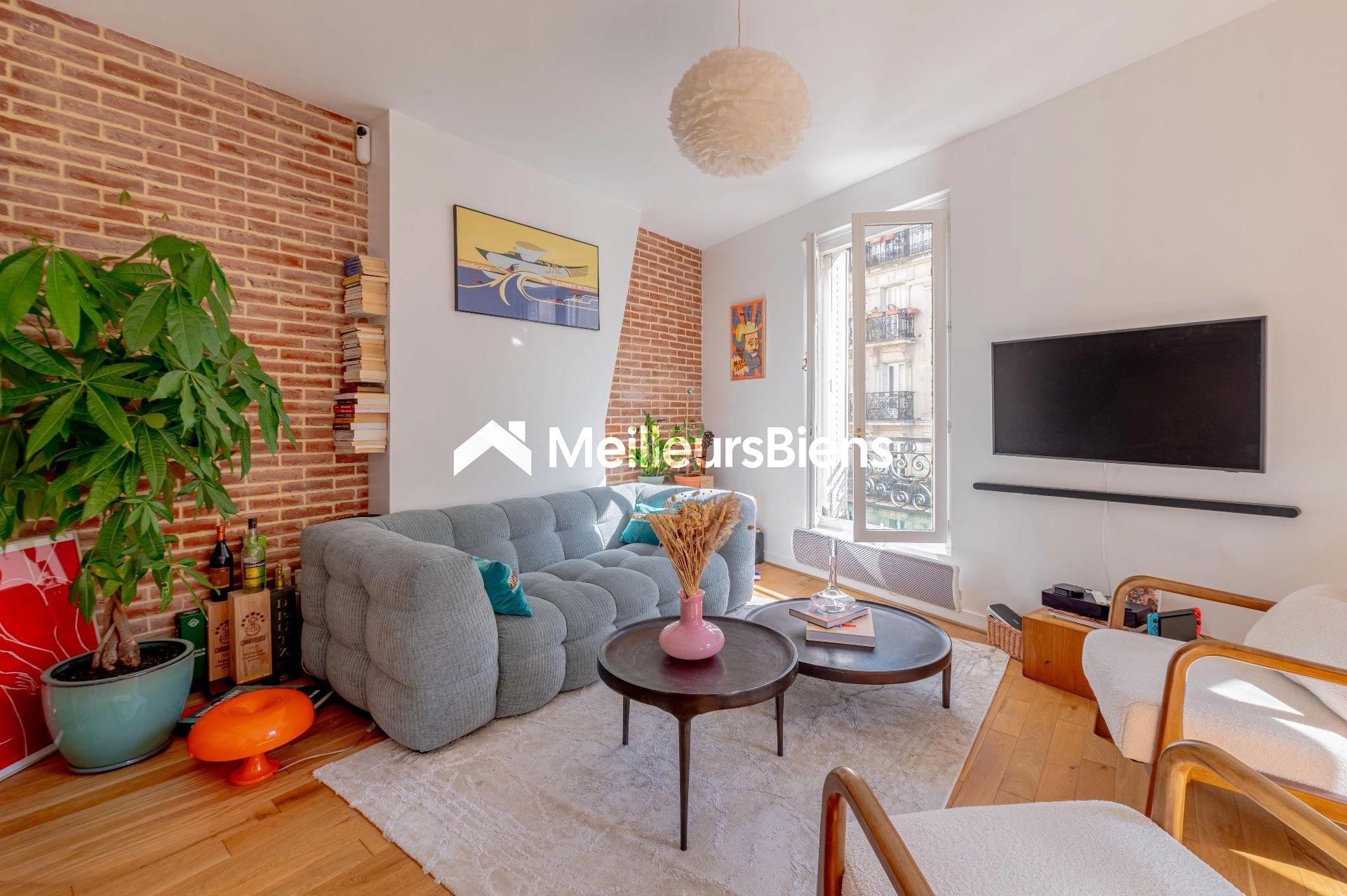 Paris 18ème - À VENDRE - Magnifique 2 Pièces de 49,70 m²