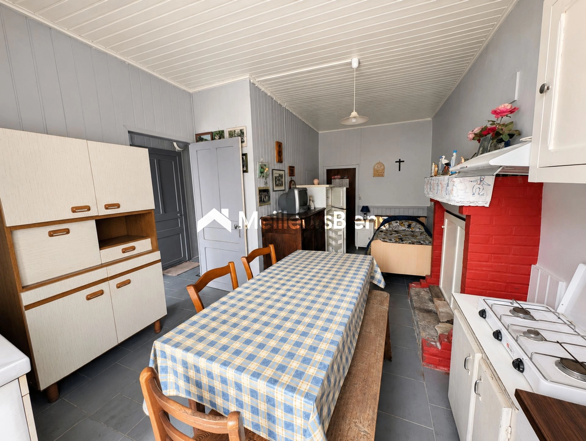 56130 CAMOEL- Maison de bourg 110 m2 - 3 chambres, terrain de 249 m²