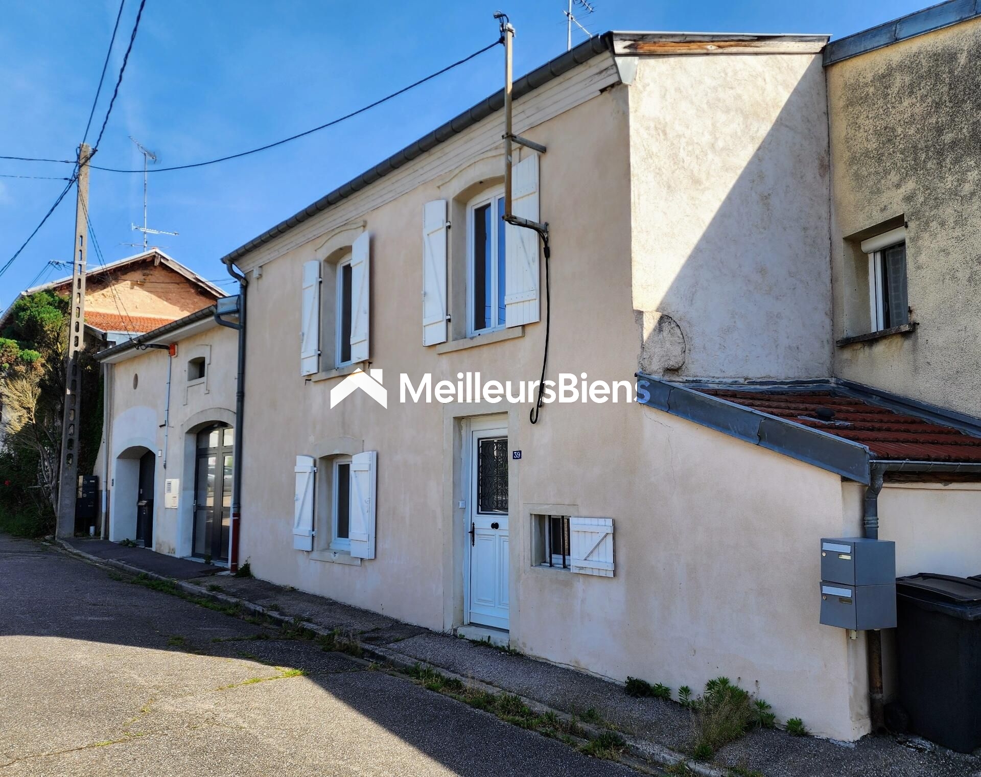 Maizières 54550, maison 3 pièces avec 2 chambres et salle d'eau