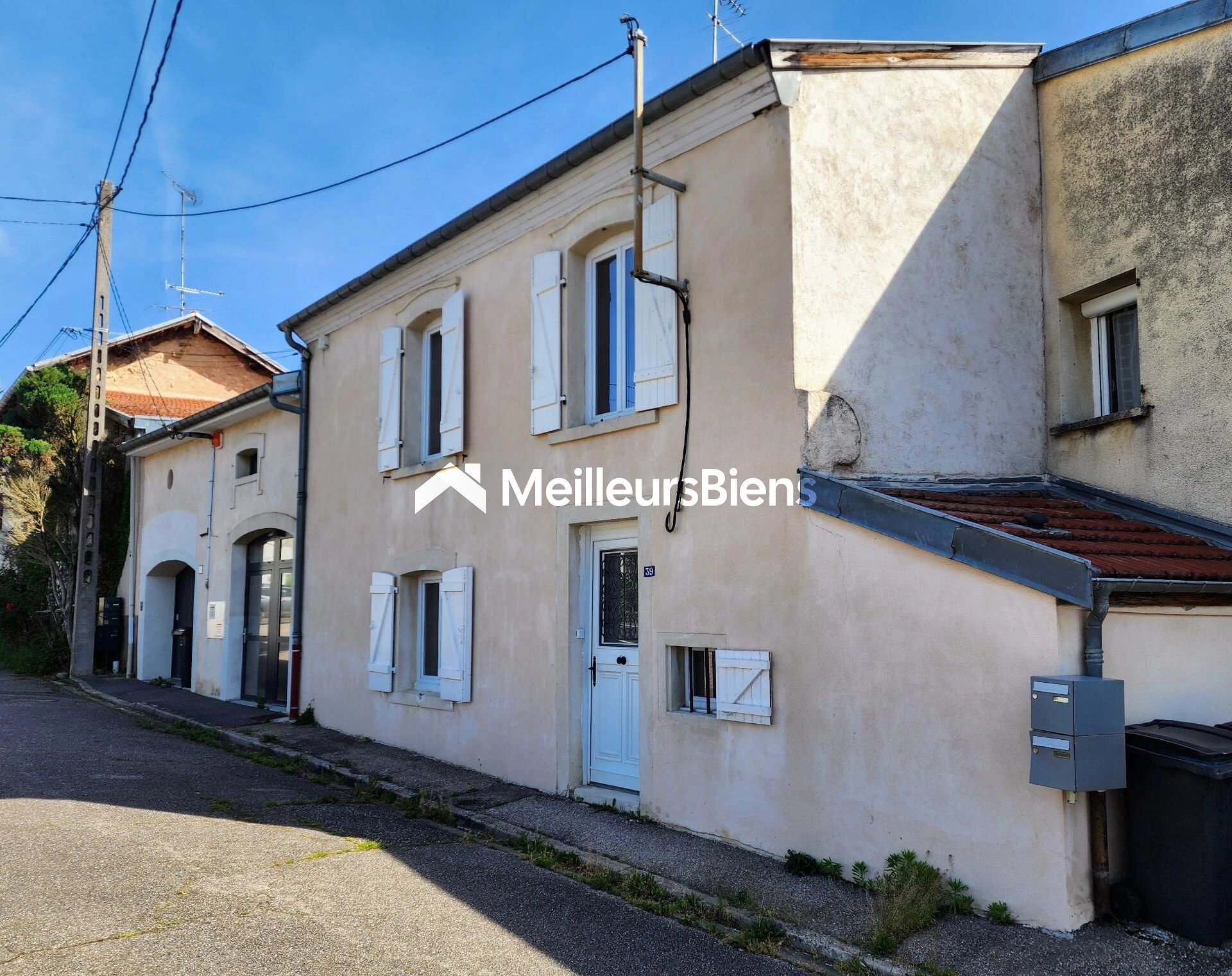 Maizières 54550, maison 3 pièces avec 2 chambres et salle d'eau
