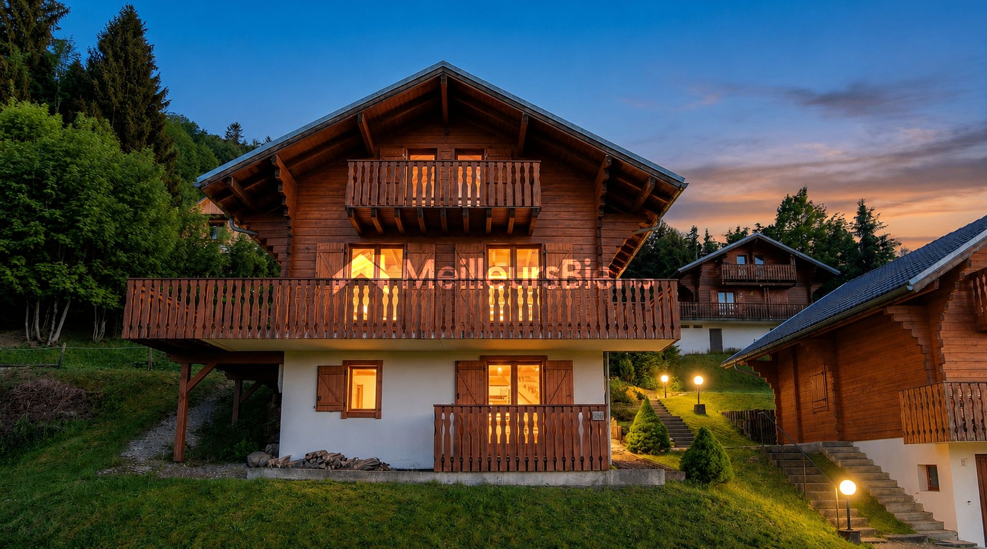 Charmant chalet meublé familial à seulement 250 m de la télécabine – 4 chambres, terrasse ensoleillée et garage