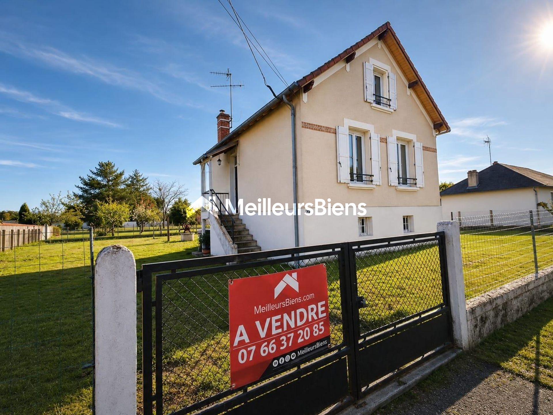 Maison de campagne avec sous-sol total et jardin – Theillay (41300)