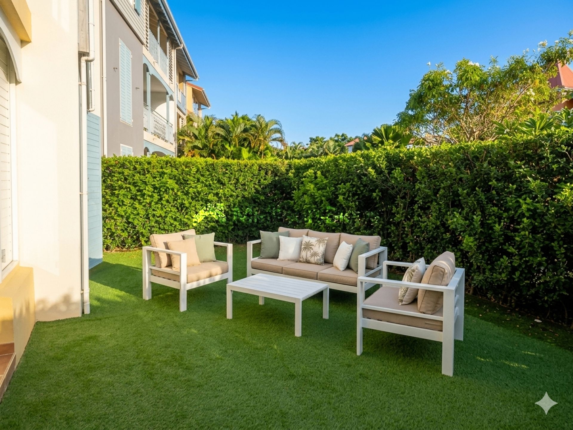 T3 de 73 m² en rez-de-chaussée à Le Gosier avec jardin privatif