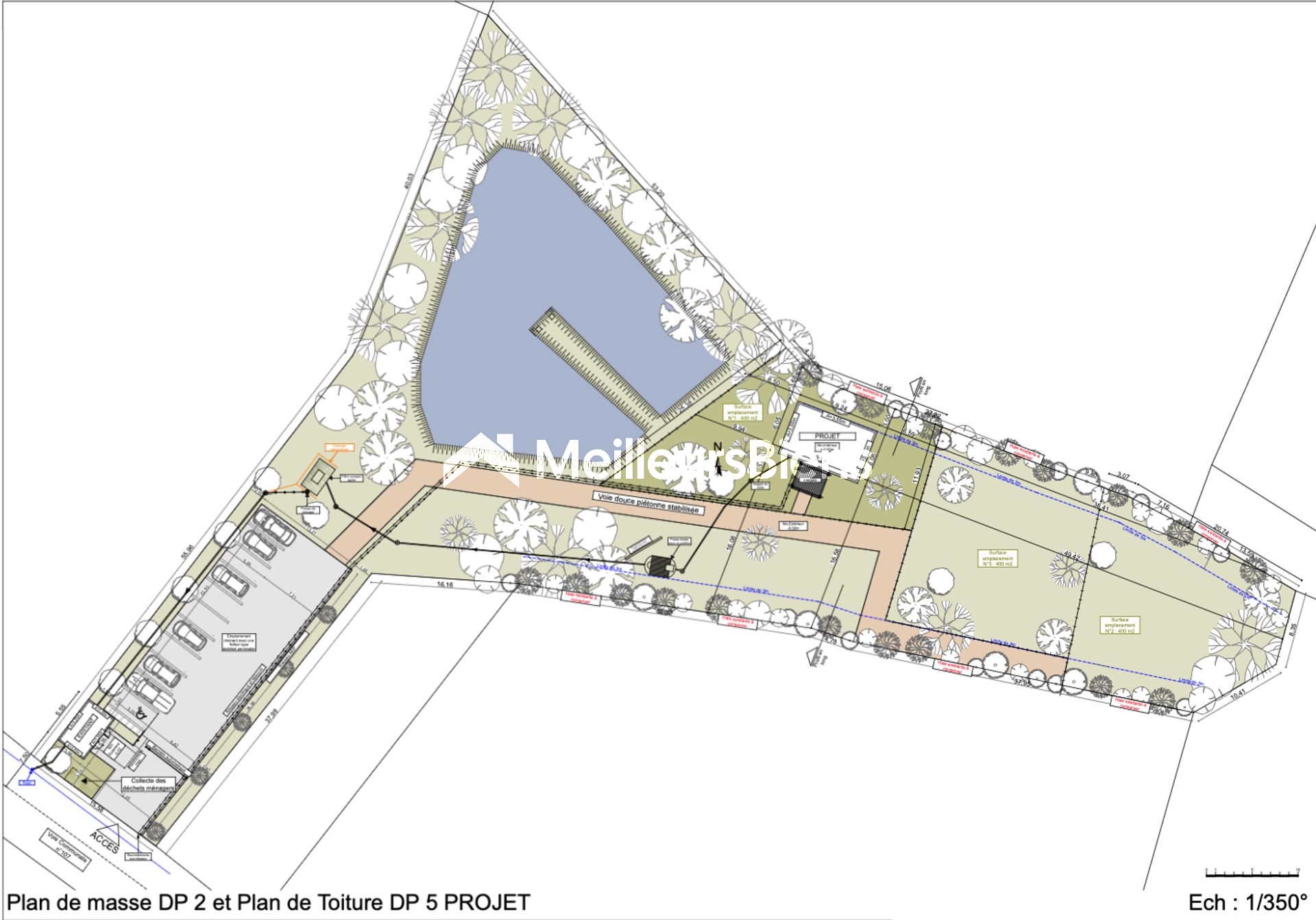 Terrain de loisirs 4048 m² à Aizenay, cadre verdoyant et calme