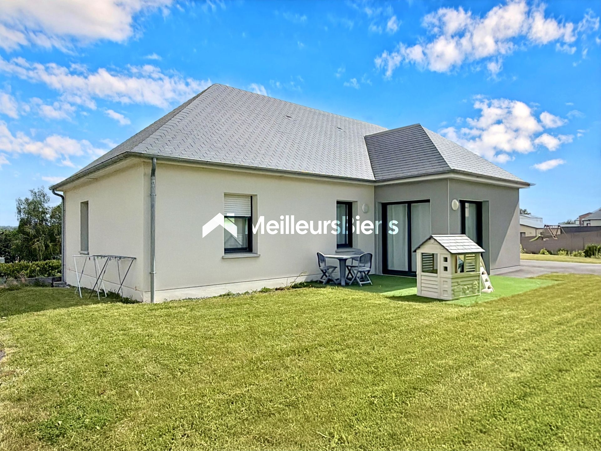 Pavillon de plain-pied intégral 3 chambres avec jardin