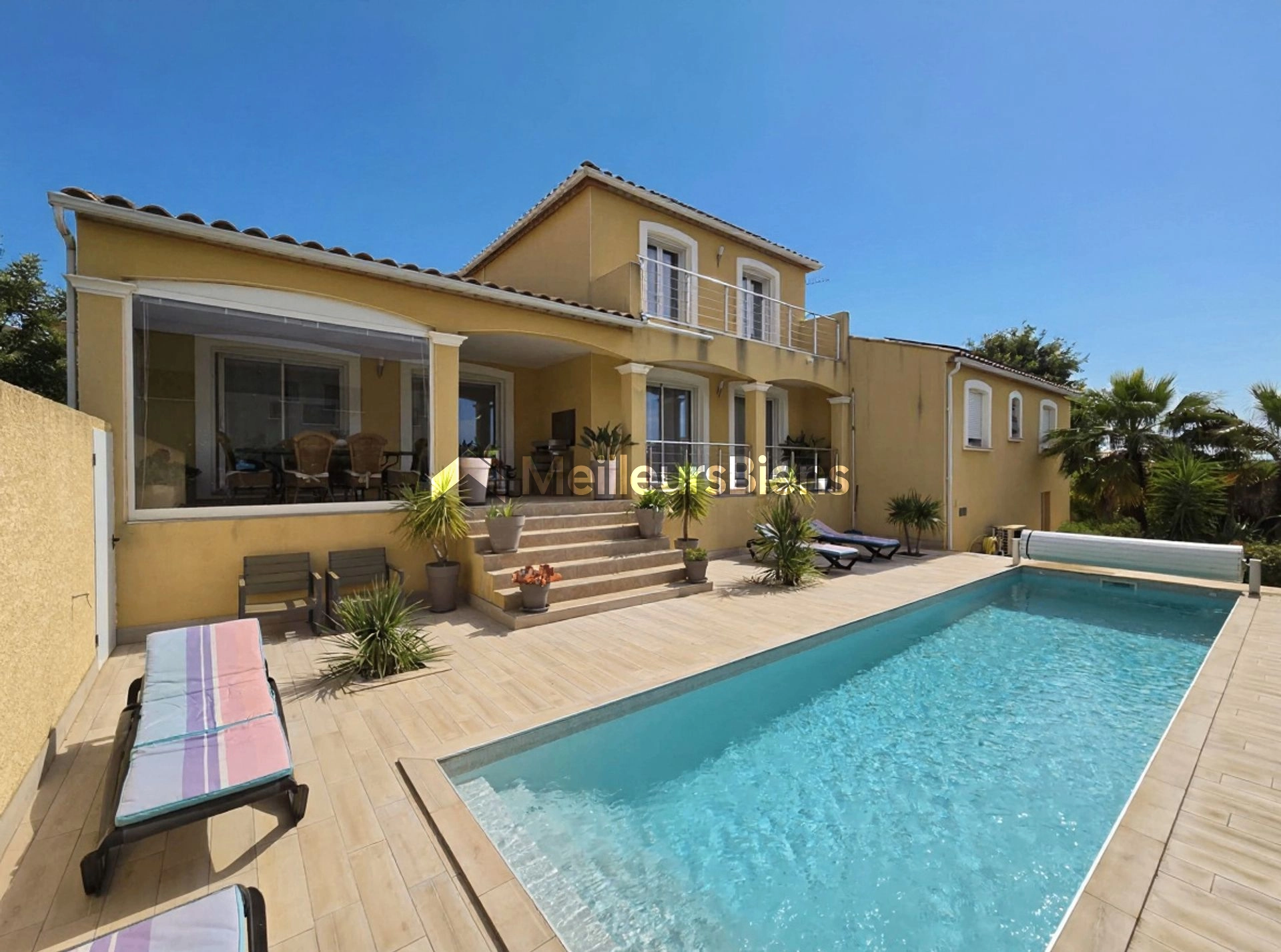 Narbonne 11100 villa familiale de caractère de  185 m², 4 chambres et garage aménagé sur 810 m²