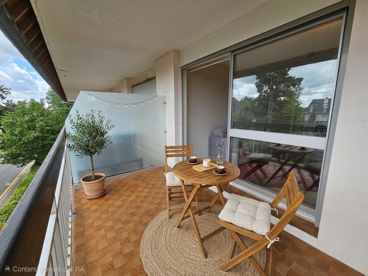 Cabourg – Vue mer, double balcon et ascenseur à 100 m de la plage