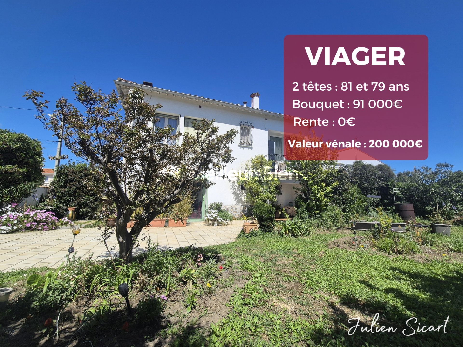 VIAGER occupé 2 têtes