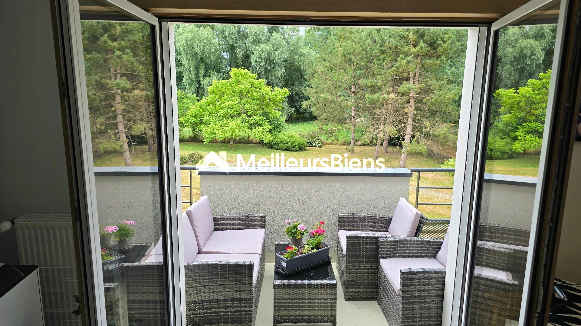 Appartement 4 pièces de 81 m² à Mordelles avec balcon et garage