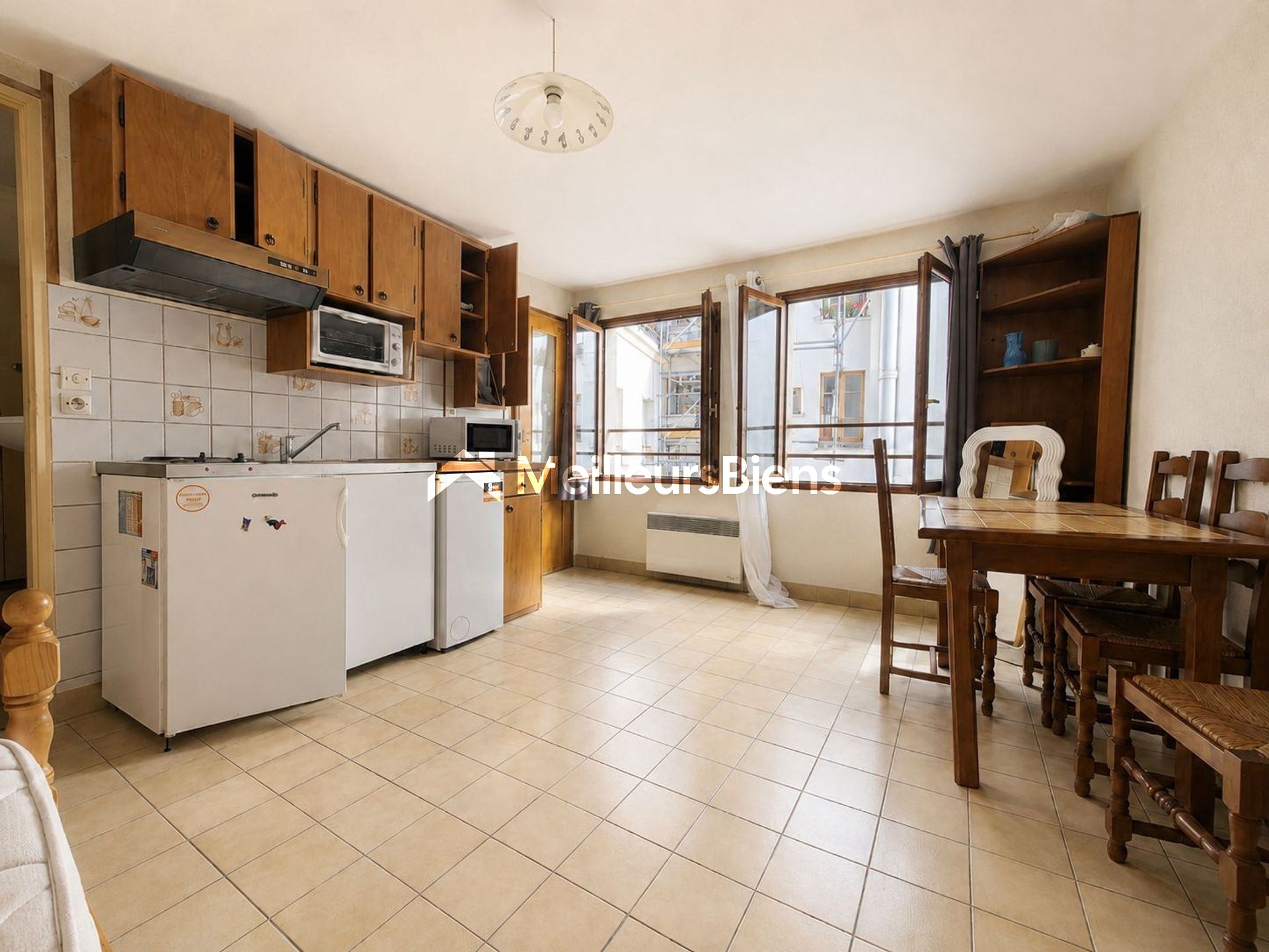 Studio de 17,46 m² au 3e étage sur cour Paris 75003