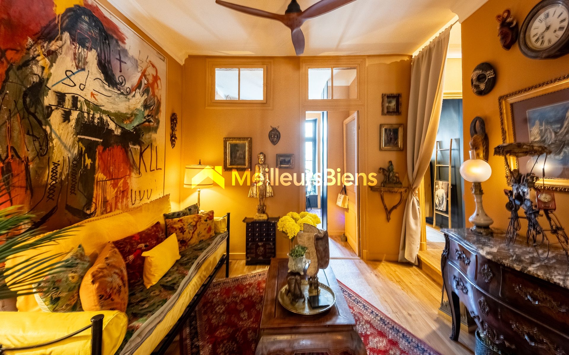 Nice/Carabacel : Vaste appartement familial (141 m2) dans bel immeuble Bourgeois typiquement Nicois