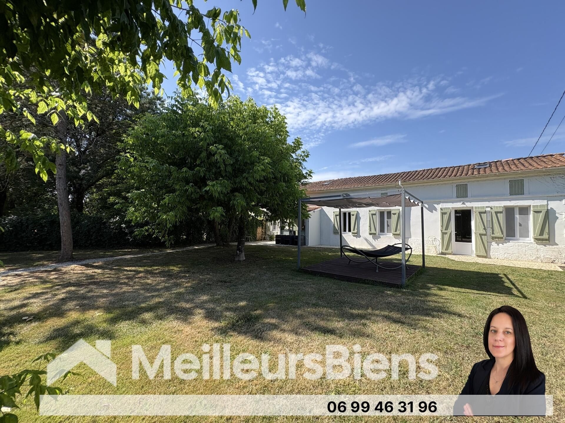 Maison familiale 4 chambres, garage et jardin à 10min de Cavignac
