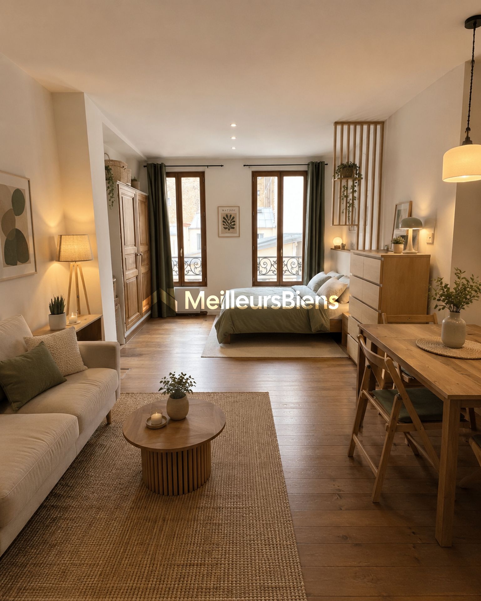 Appartement 2 pièces Paris 20 ème