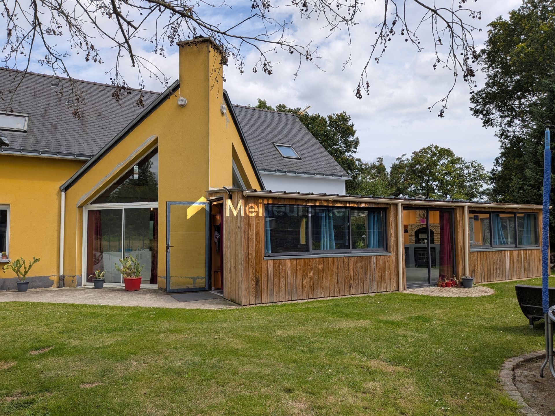 Maison familiale 169 m² hab en campagne de Les Fougerêts - Terrain de 2373 m²