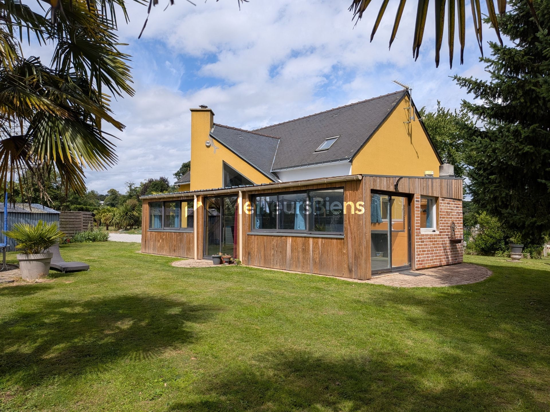 Maison familiale 169 m² hab en campagne de Les Fougerêts - Terrain de 2373 m²
