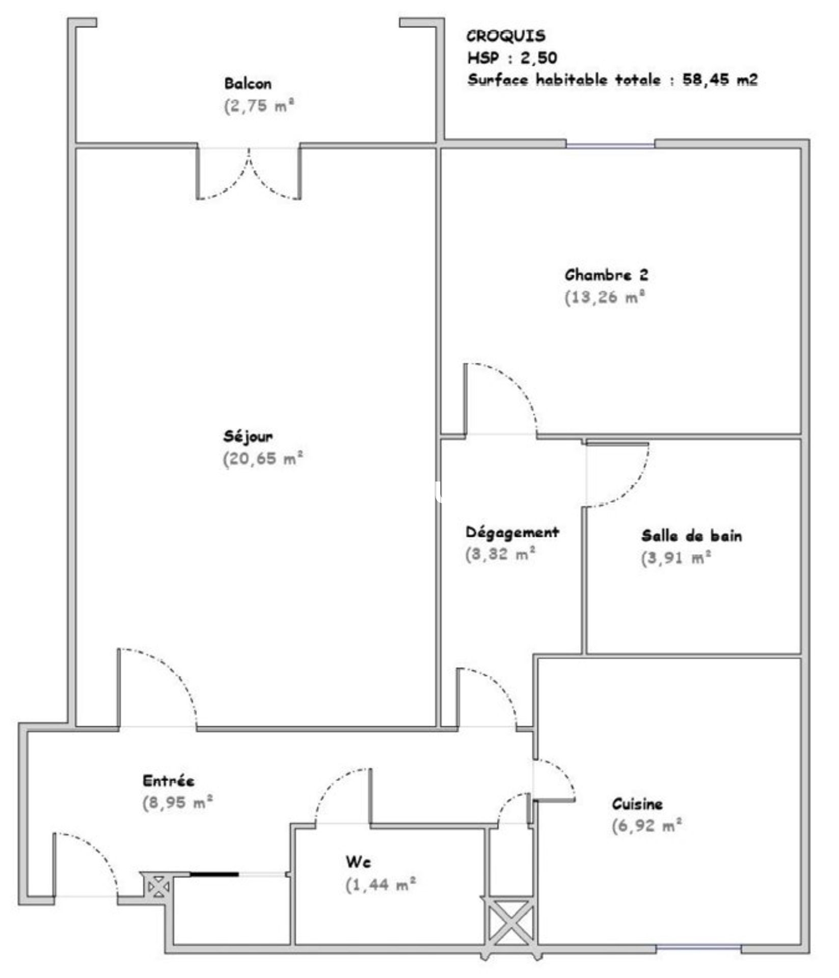 Paris 10ème – Cour des Petites Écuries – 2 pièces de 58 m² – 5e étage avec ascenseur – Balcon – Cave – Parking – Calme absolu sur cour