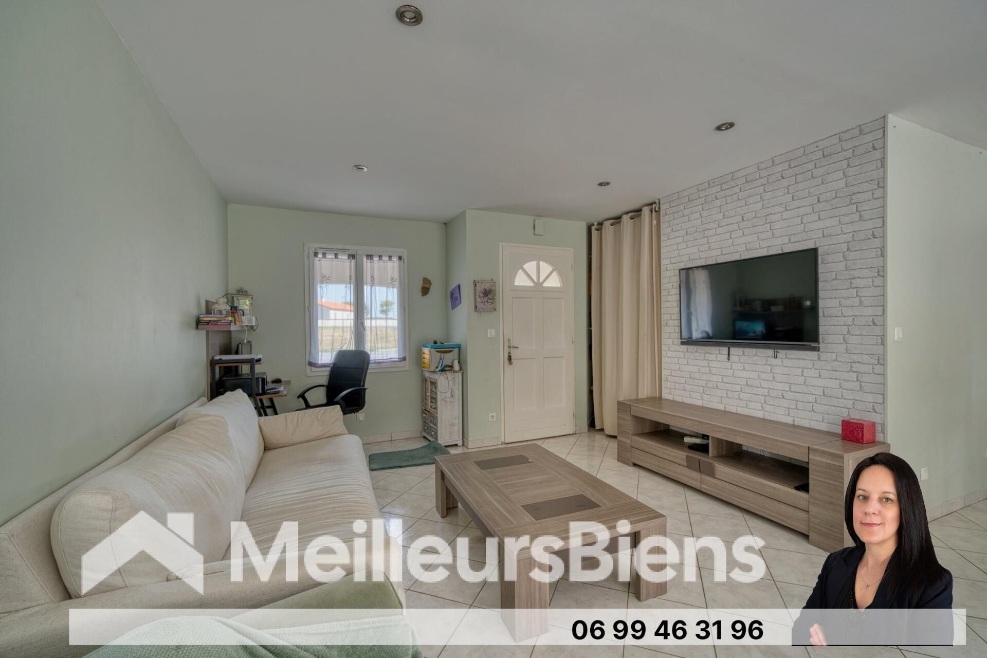 Maison plain-pied, 5 chambres, jardin et garage proche Jonzac