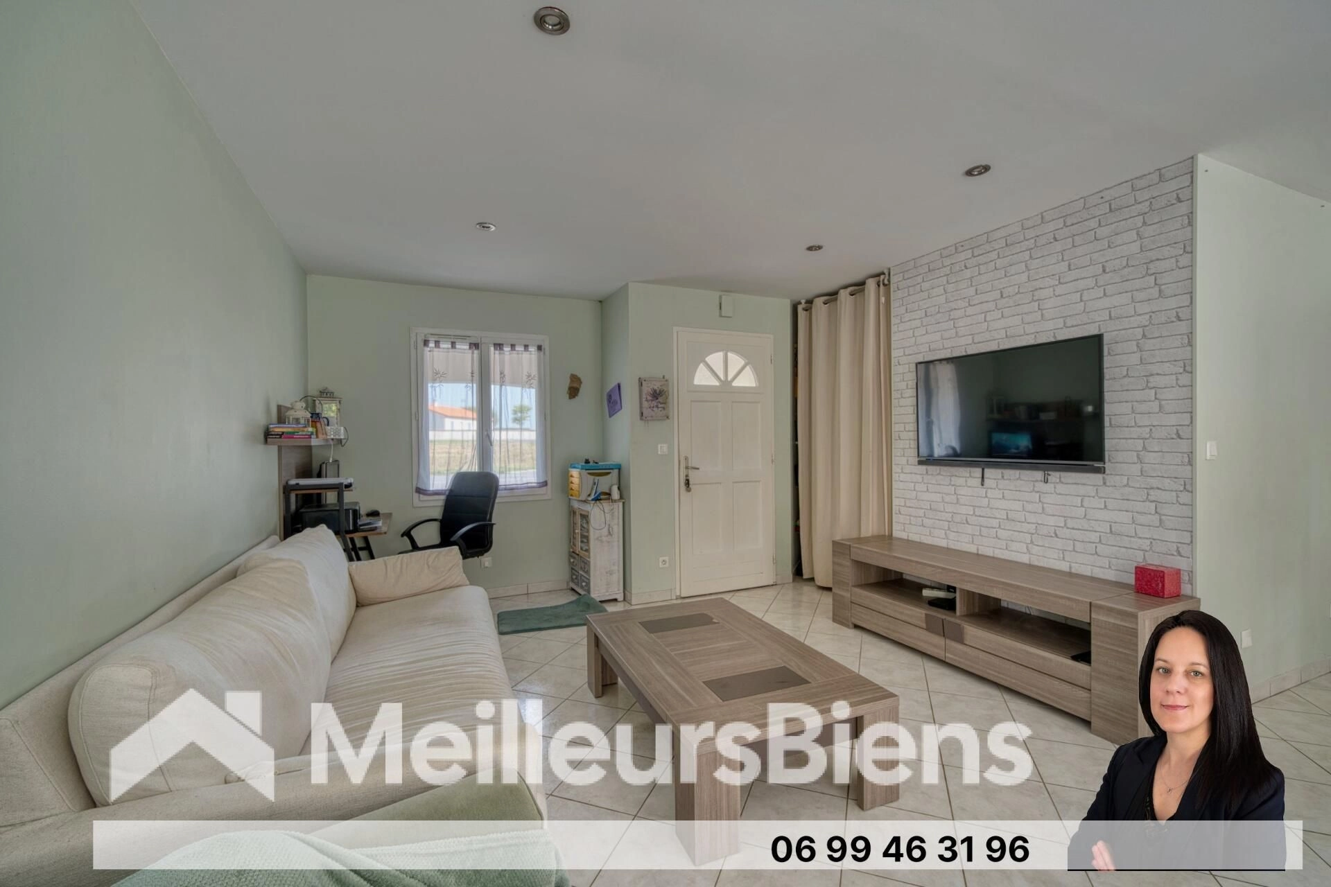 Maison plain-pied, 5 chambres, jardin et garage proche Jonzac