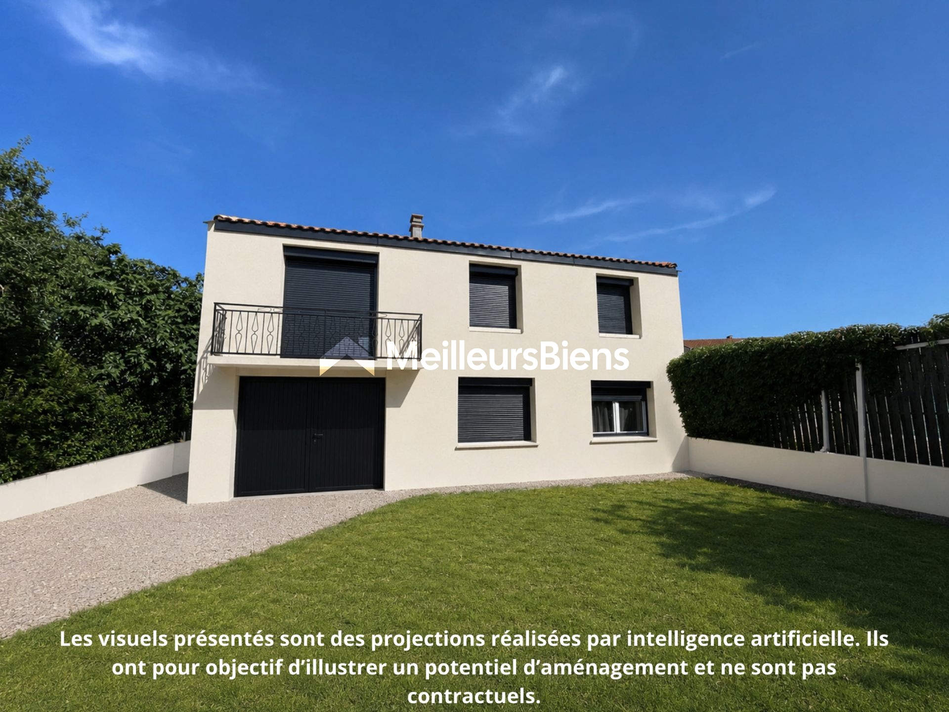 Maison entièrement rénovée de 114m2 - 2 appartements (1 PMR) avec garage - jardin