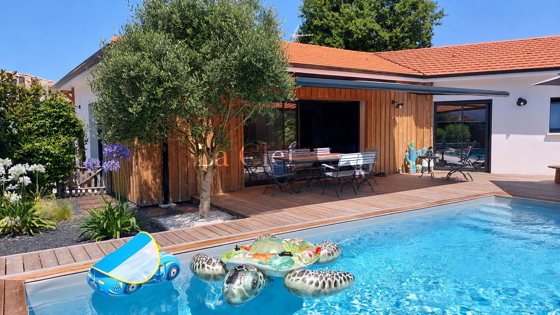 GUJAN-MESTRAS VILLA PLAIN-PIEDS 147m² GARAGE PISCINE