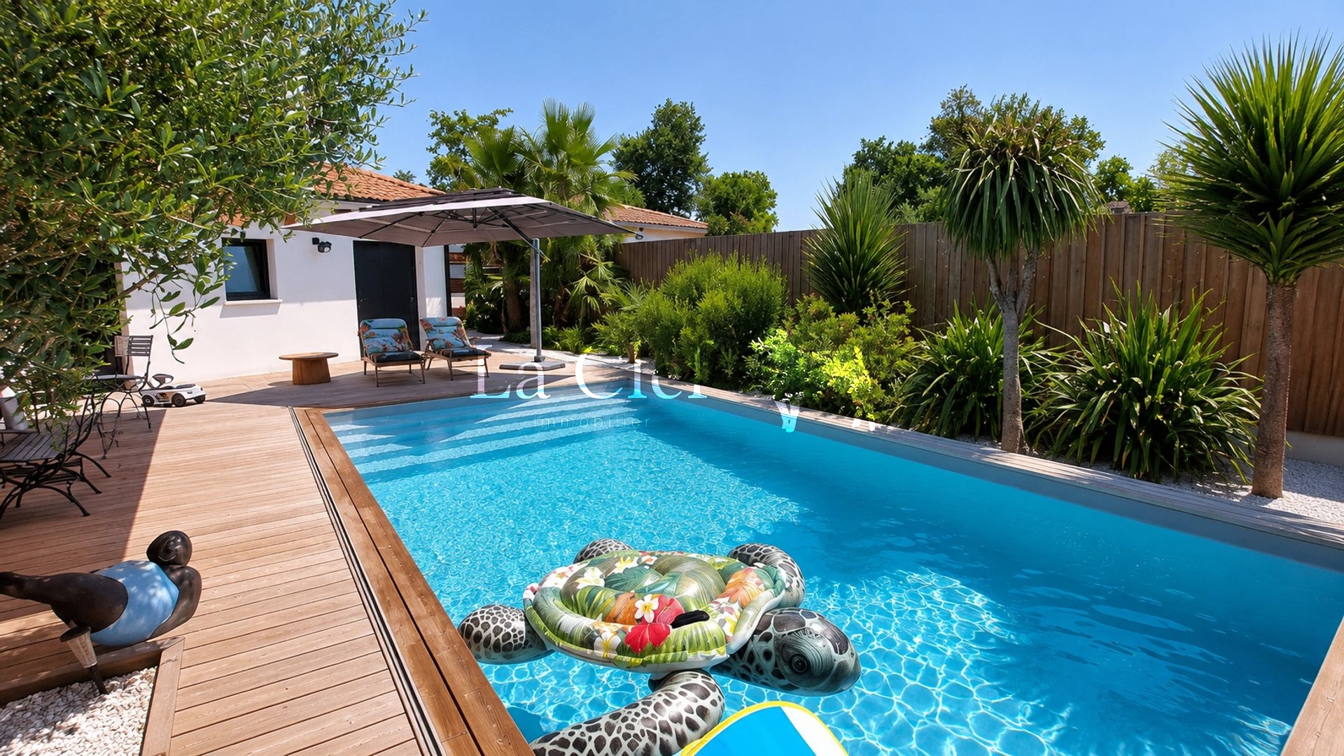 GUJAN-MESTRAS VILLA PLAIN-PIEDS 147m² GARAGE PISCINE