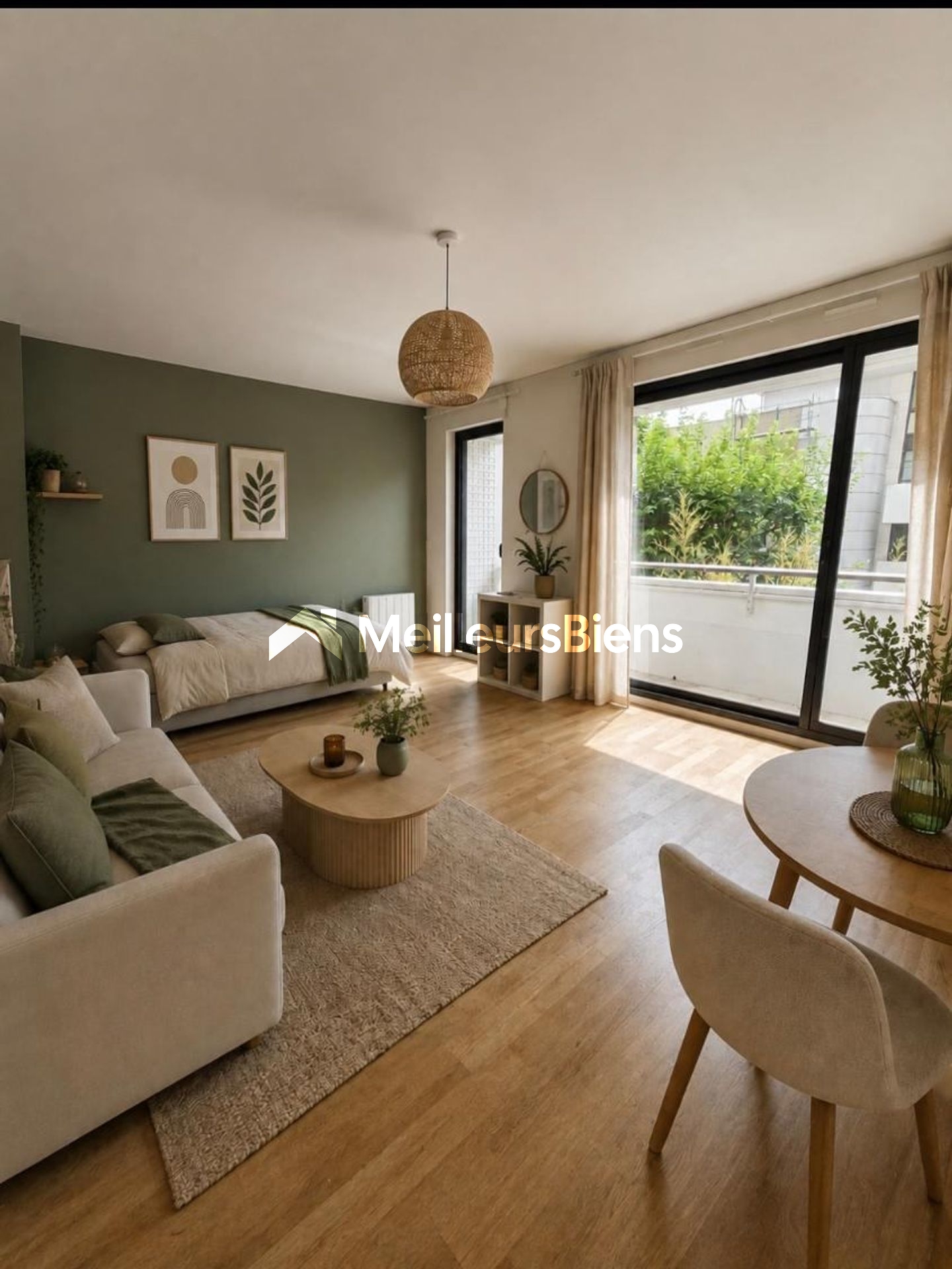 STUDIO POSIBILITE 2 PIECES DANS QUARTIER FLEURI RARE