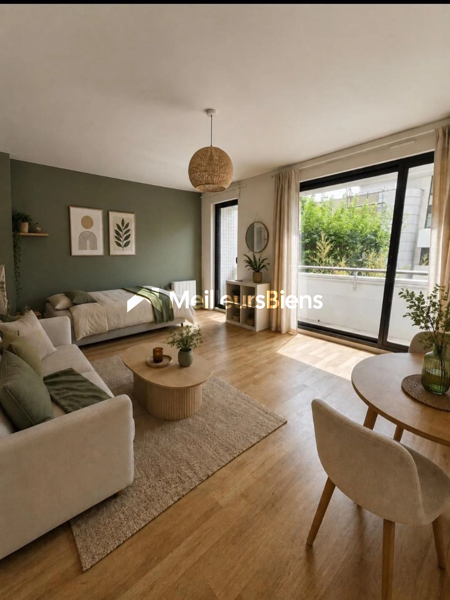 STUDIO  POSIBILITE 2 PIECES  DANS QUARTIER FLEURI RARE