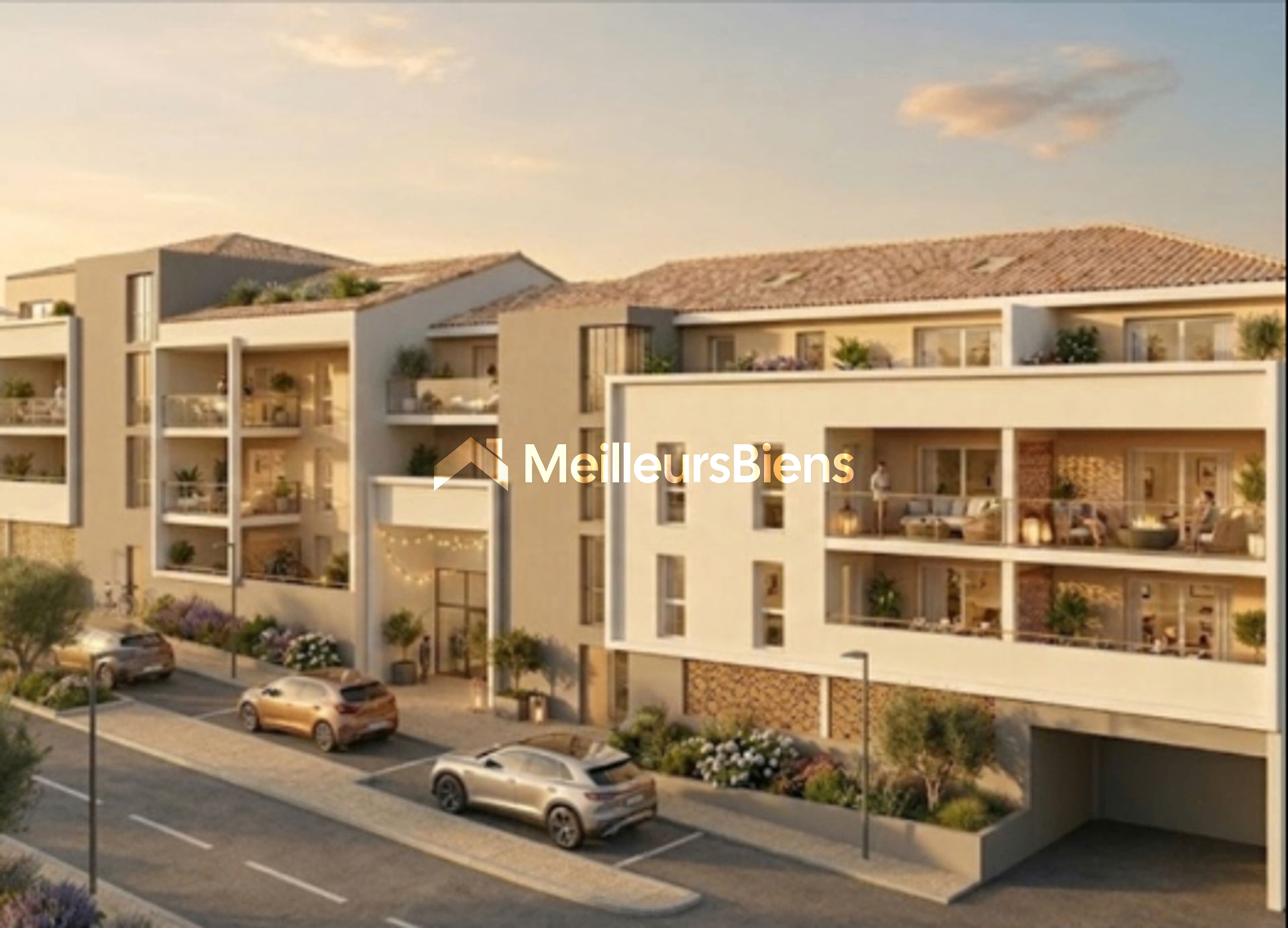 Appartement neuf 2 pièces de 50 m² avec grande terrasse au coeur d'Istres