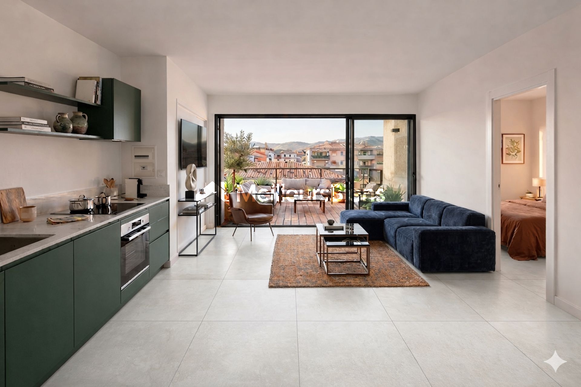 Appartement neuf 2 pièces de 50 m² avec grande terrasse au coeur d'Istres